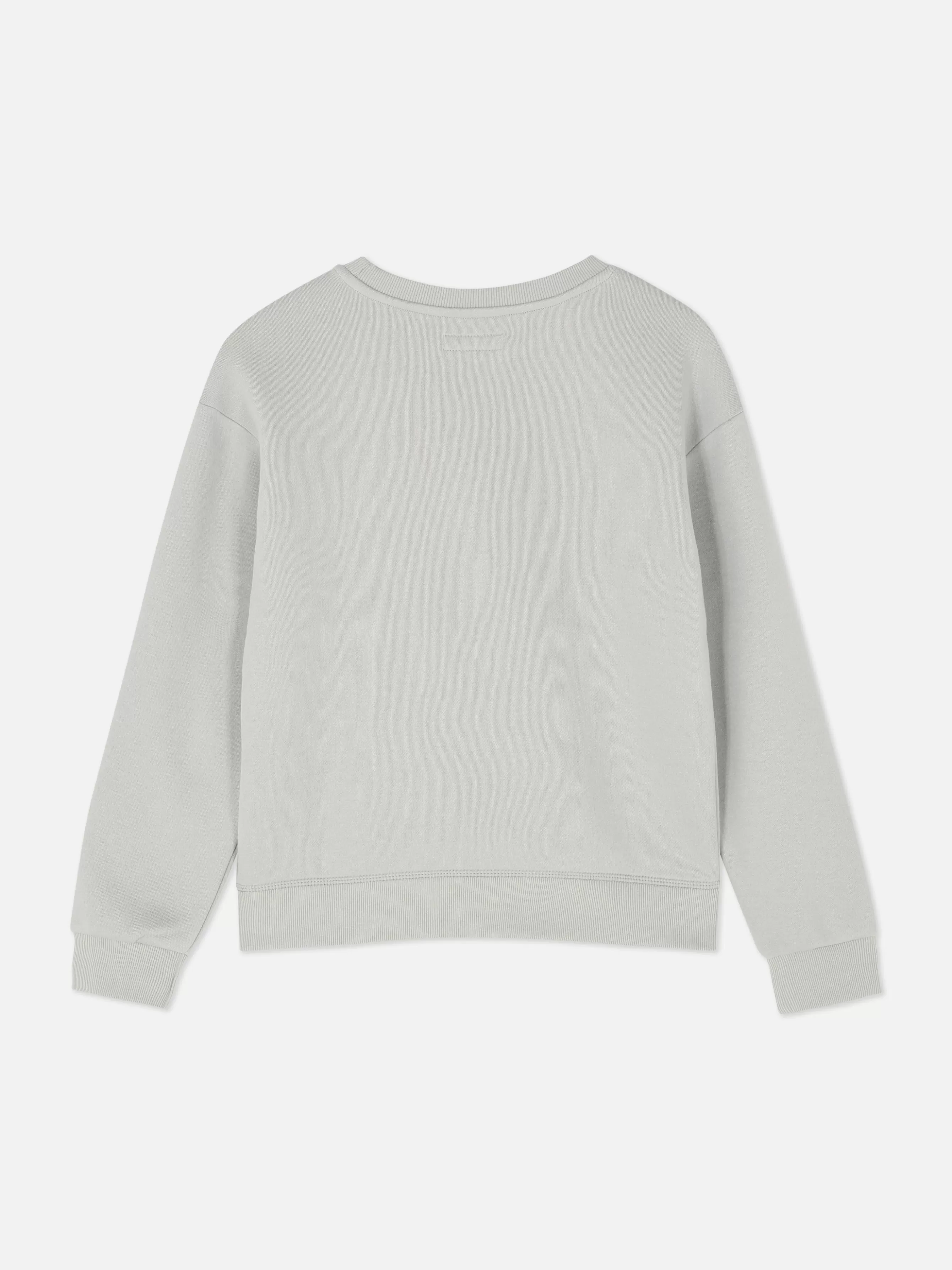 Store Primark Sweat-shirt à Col Ras-du-cou Gris