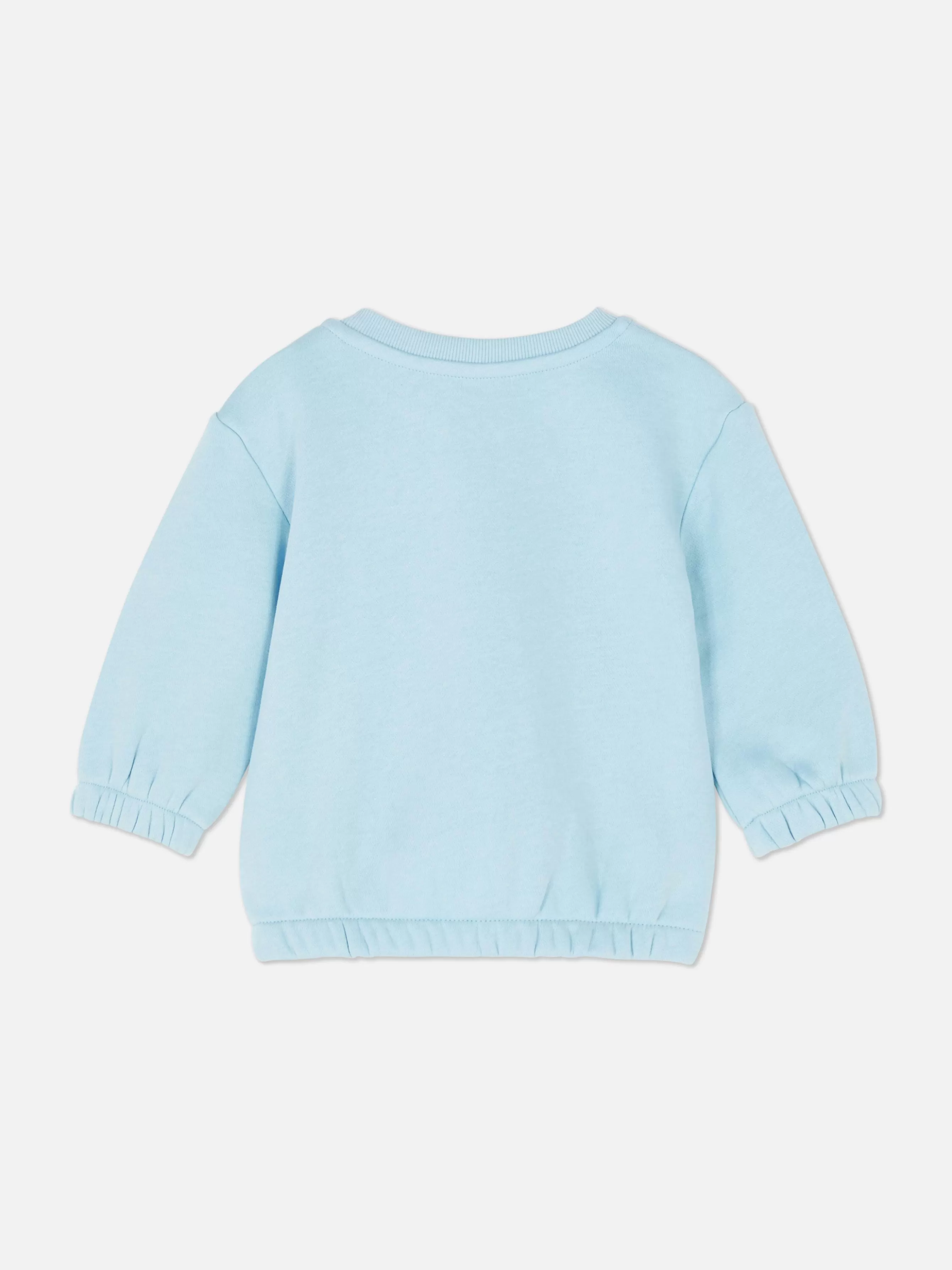 Shop Primark Sweat-shirt à Col Ras-du-cou à Coordonner Bleu clair