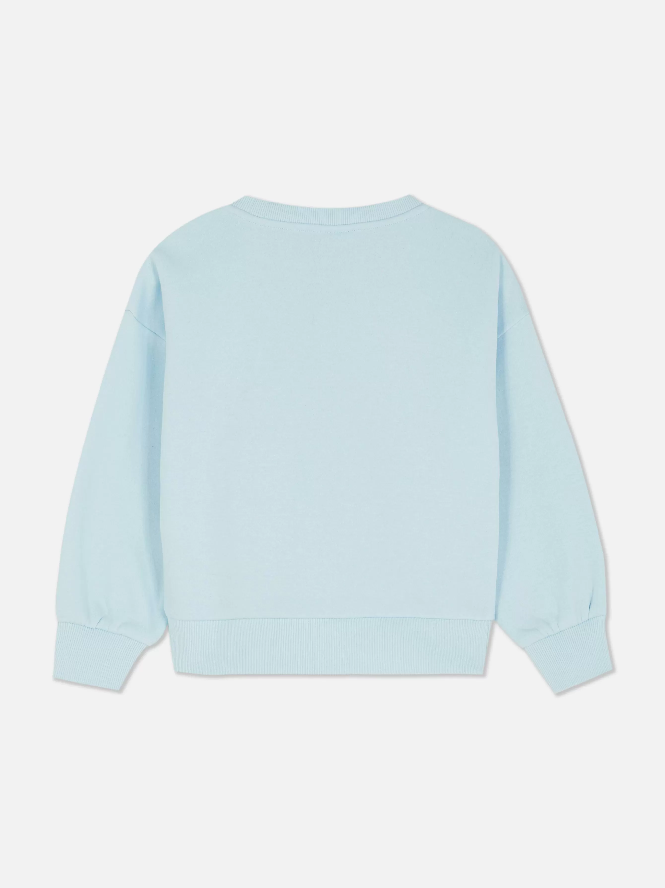 Best Sale Primark Sweat-shirt à Col Ras-du-cou Disney Lilo & Stitch Bleu clair