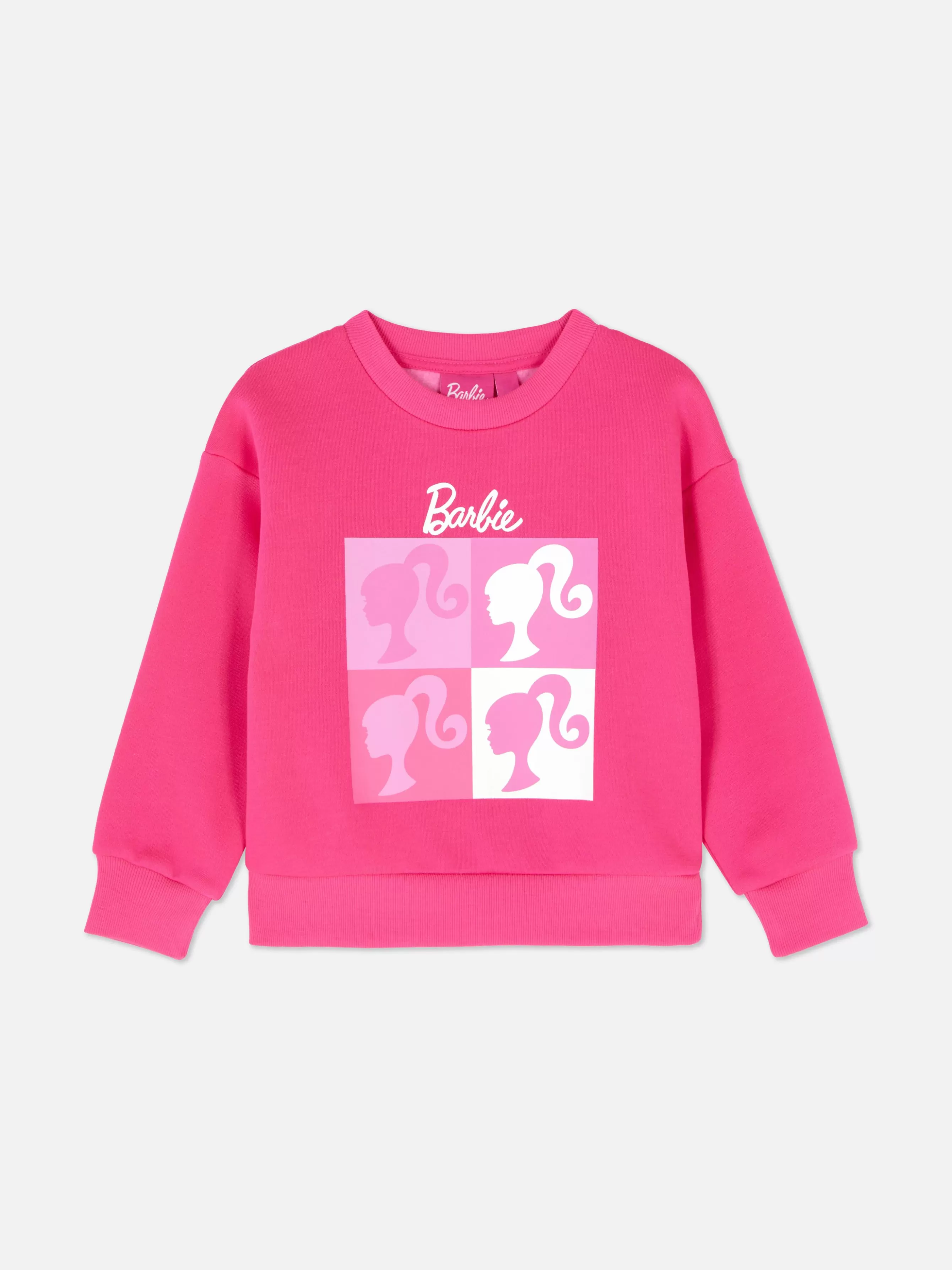 Cheap Primark Sweat-shirt à Imprimé Collage Barbie Rose