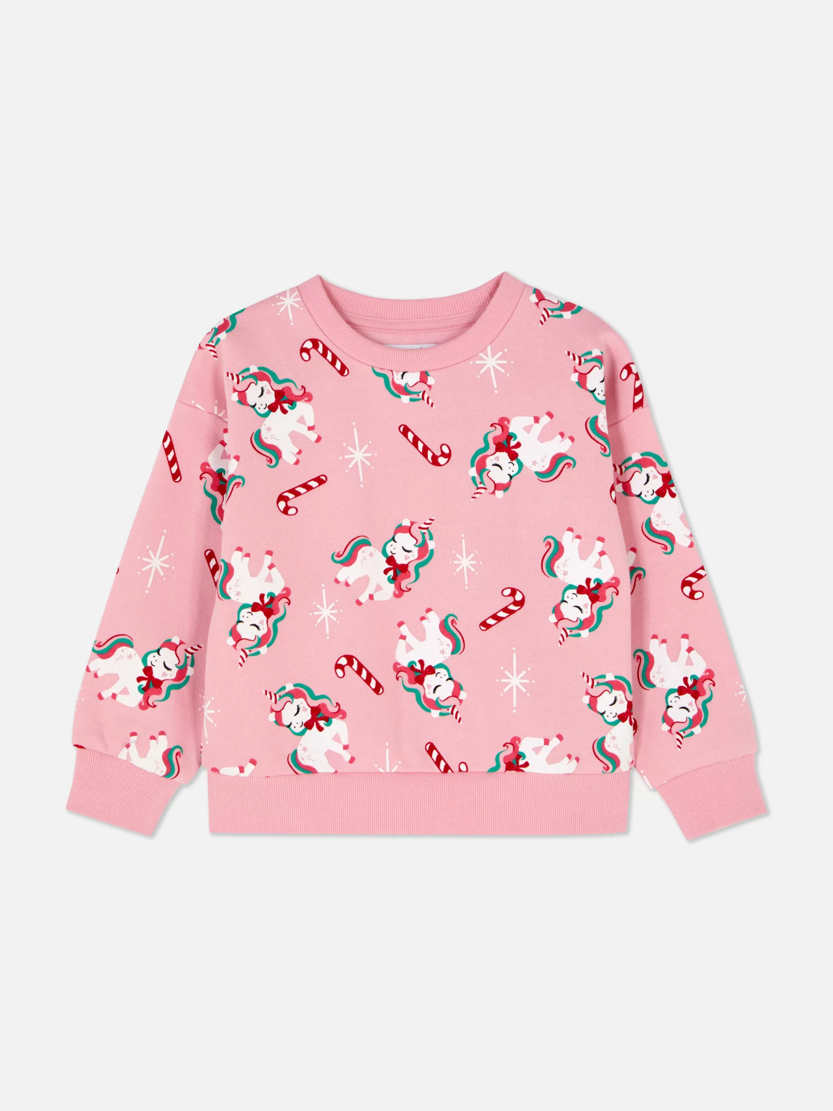 Store Primark Sweat-shirt à Manches Longues Essential Rose