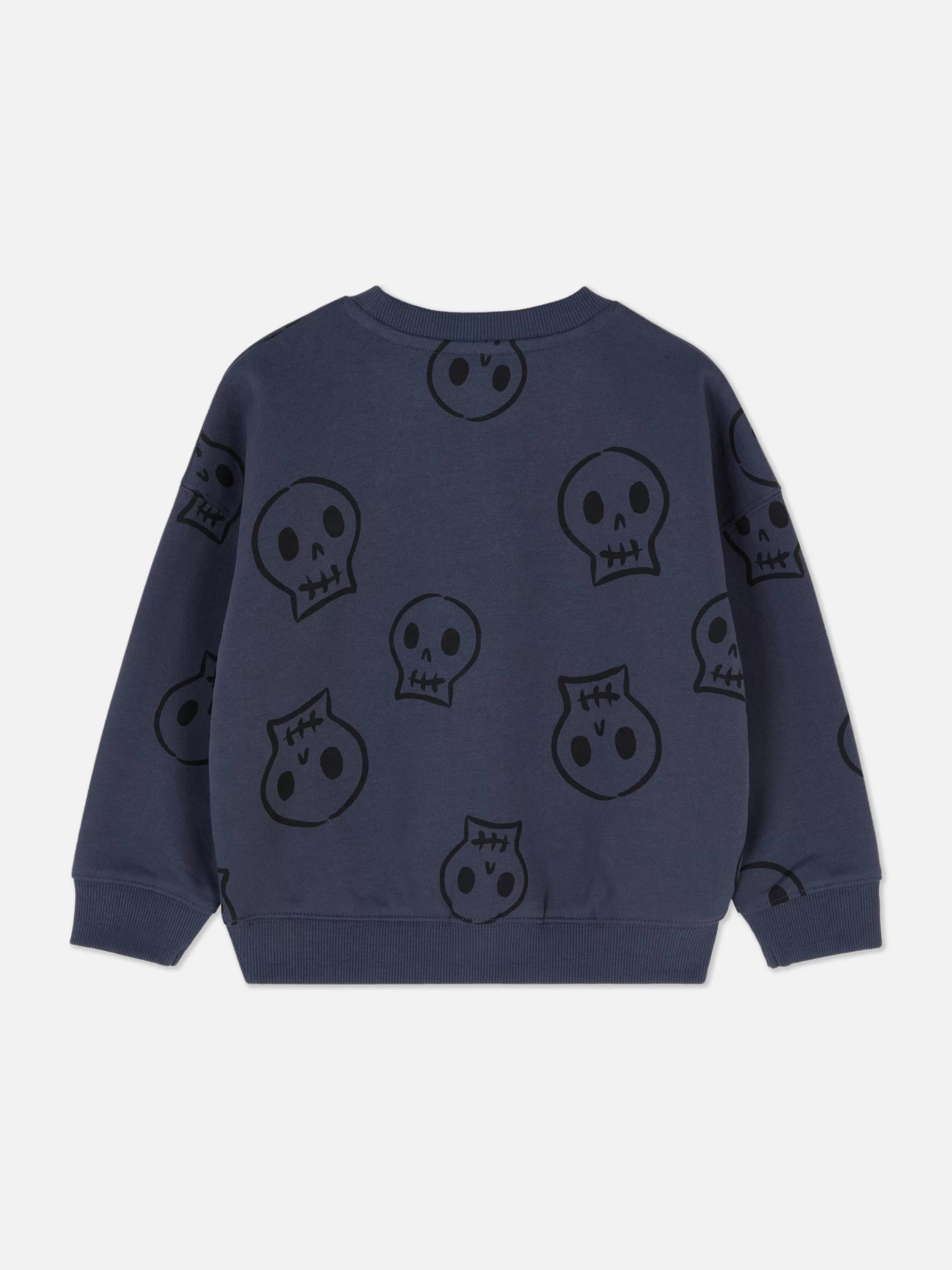 Cheap Primark Sweat-shirt à Manches Longues Halloween Gris