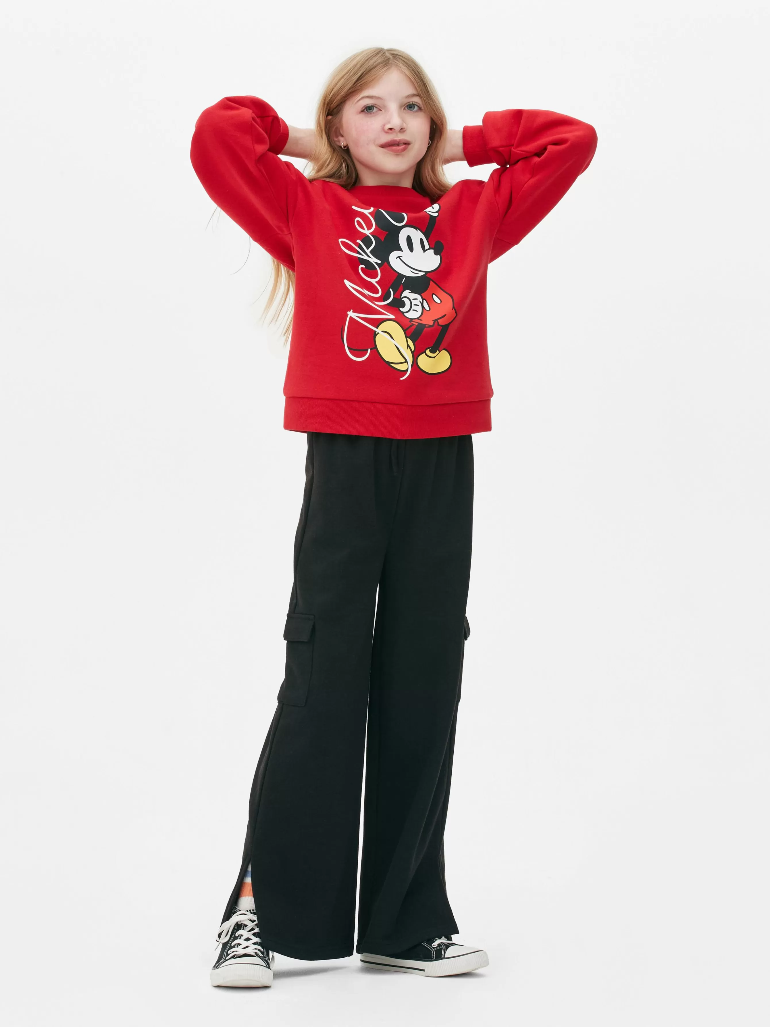 Sale Primark Sweat-shirt Disney Mickey Mouse Rouge