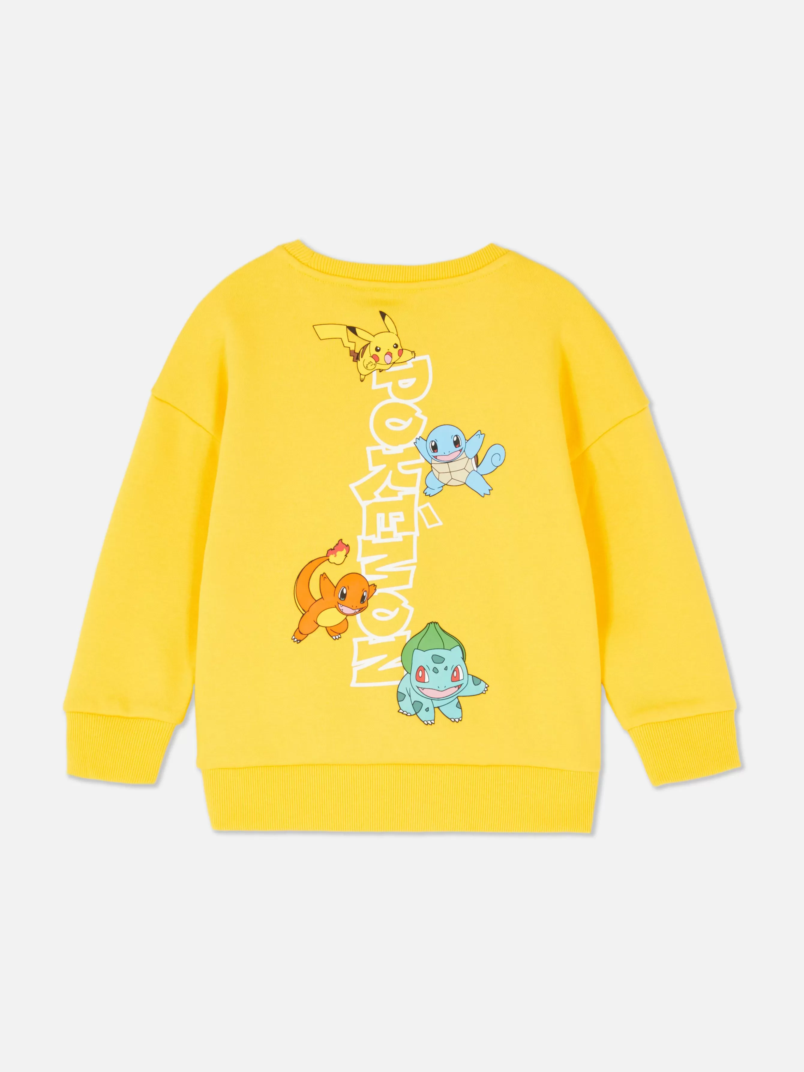 Shop Primark Sweat-shirt Graphique à Motif Graffiti Pokémon Jaune