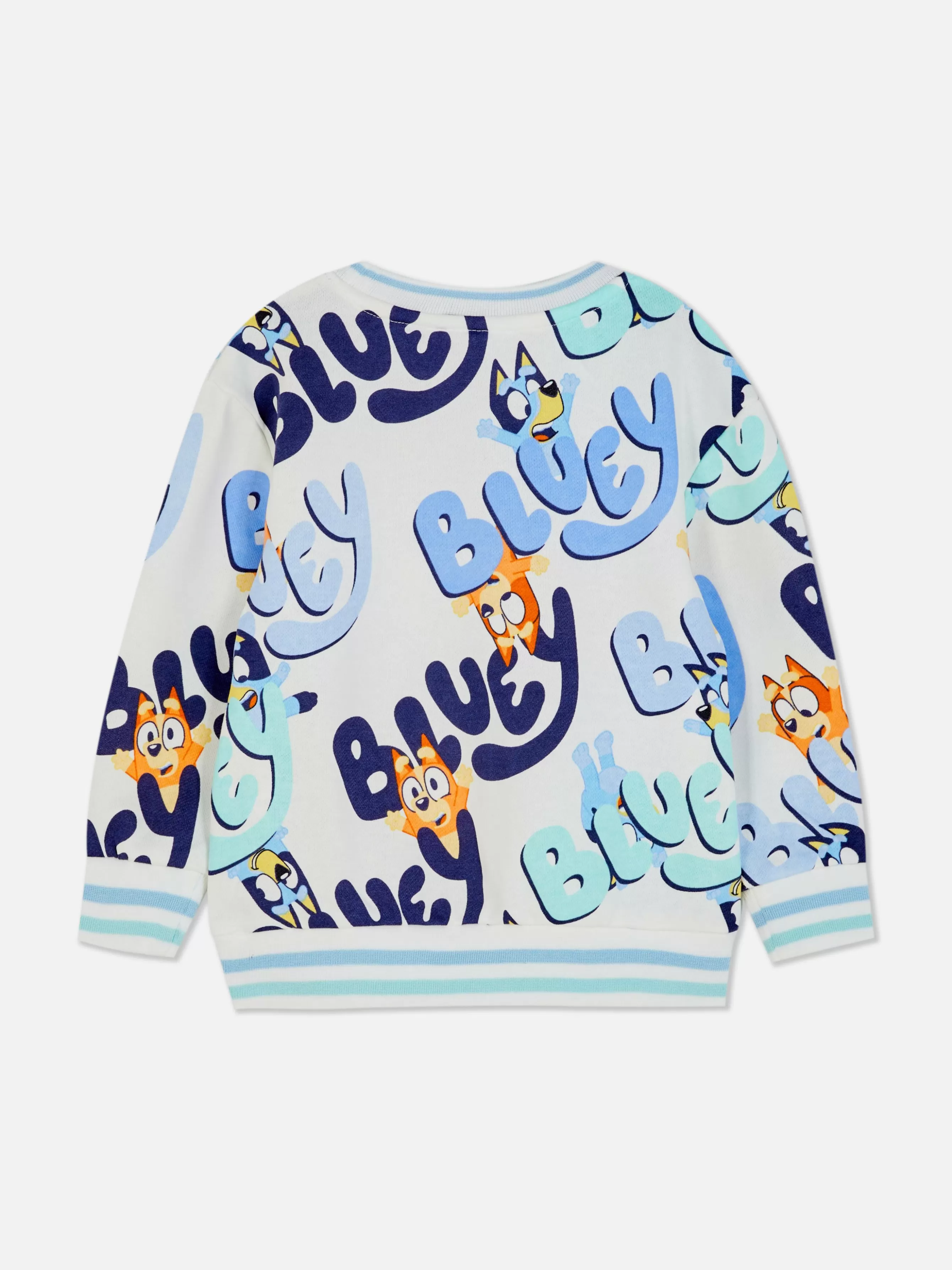 Clearance Primark Sweat-shirt Graphique Bluey à Coordonner Écru