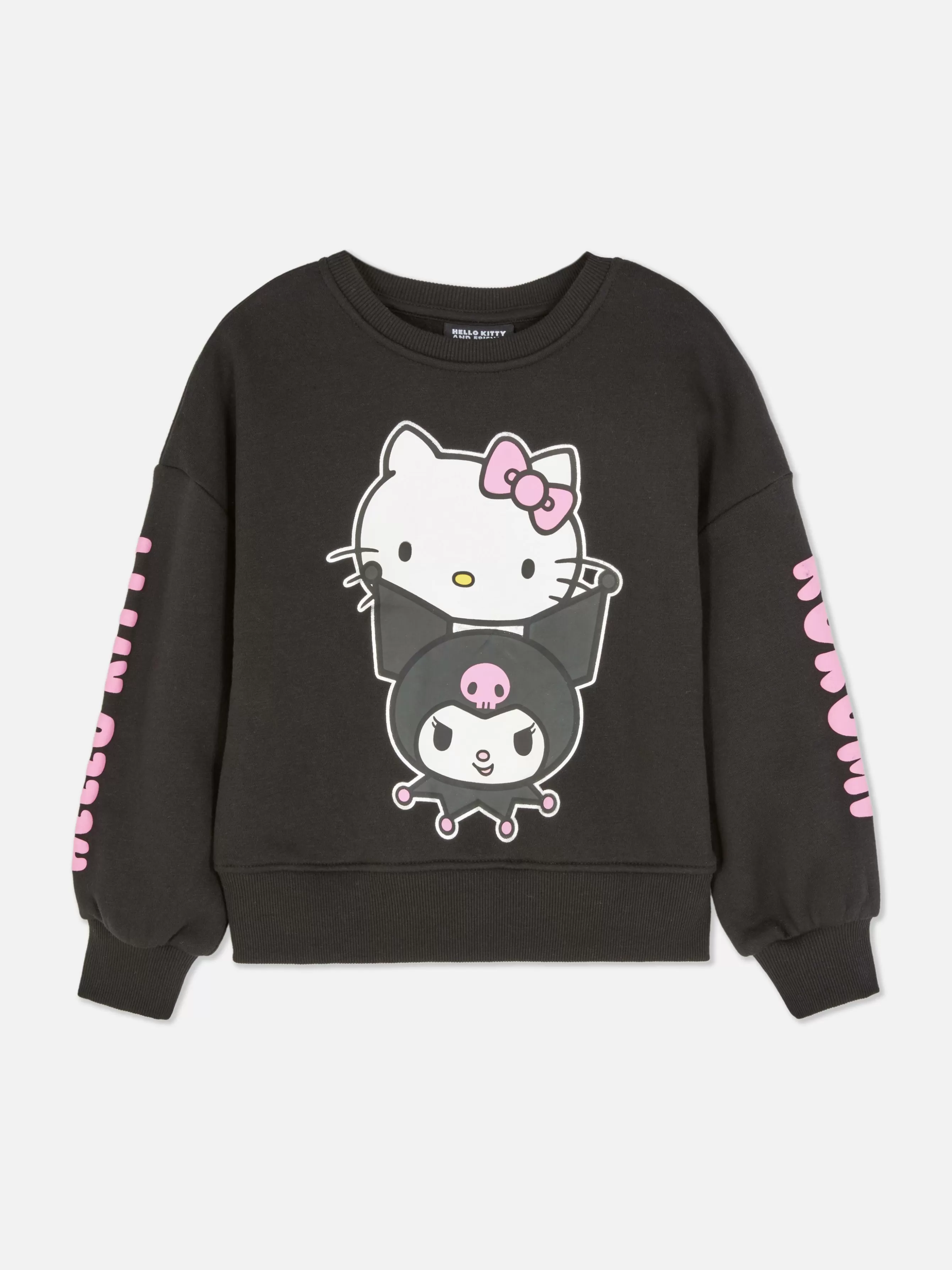 Fashion Primark Sweat-shirt Hello Kitty And Friends Noir