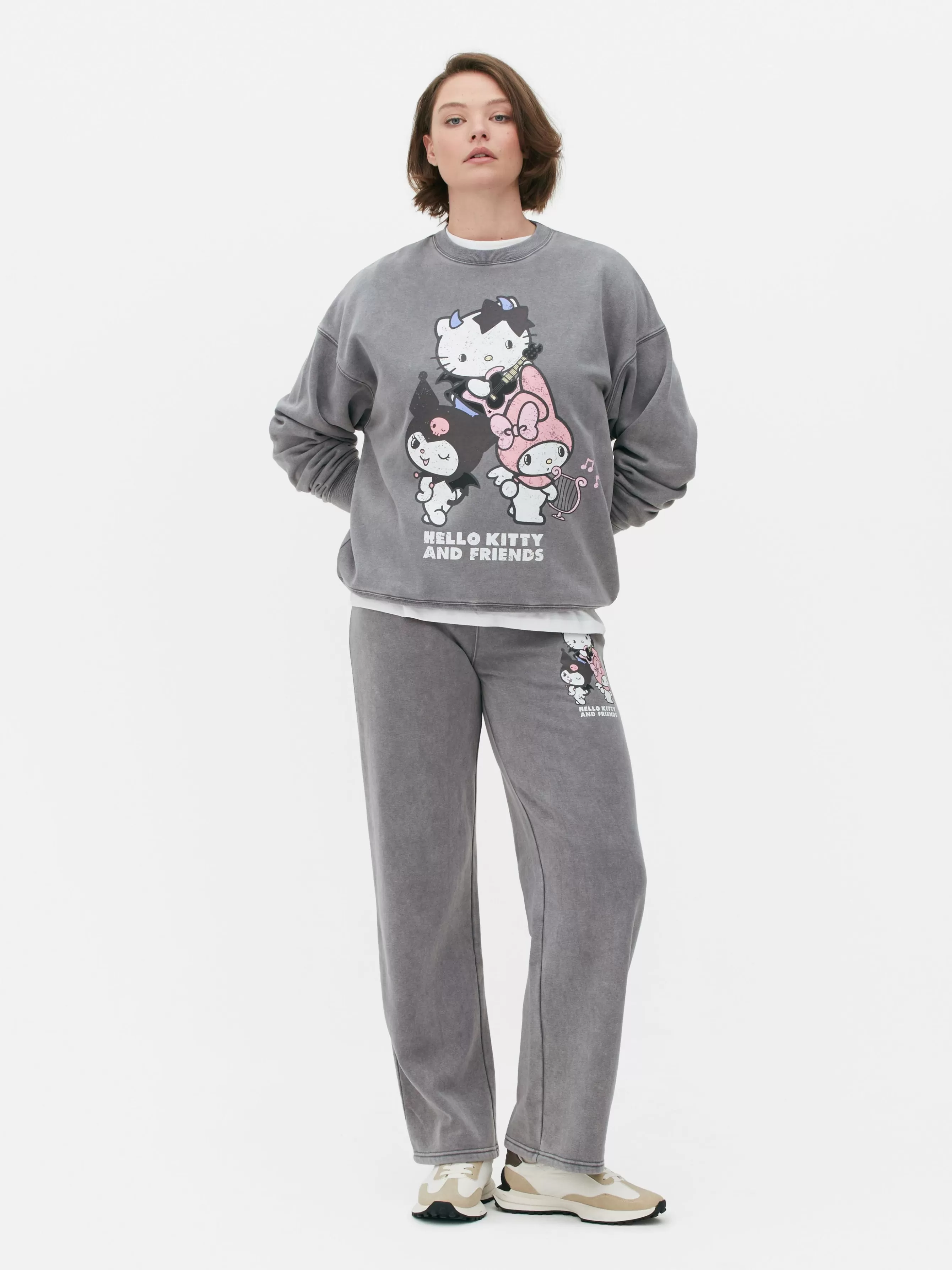 Best Primark Sweat-shirt Hello Kitty And Friends à Coordonner Anthracite