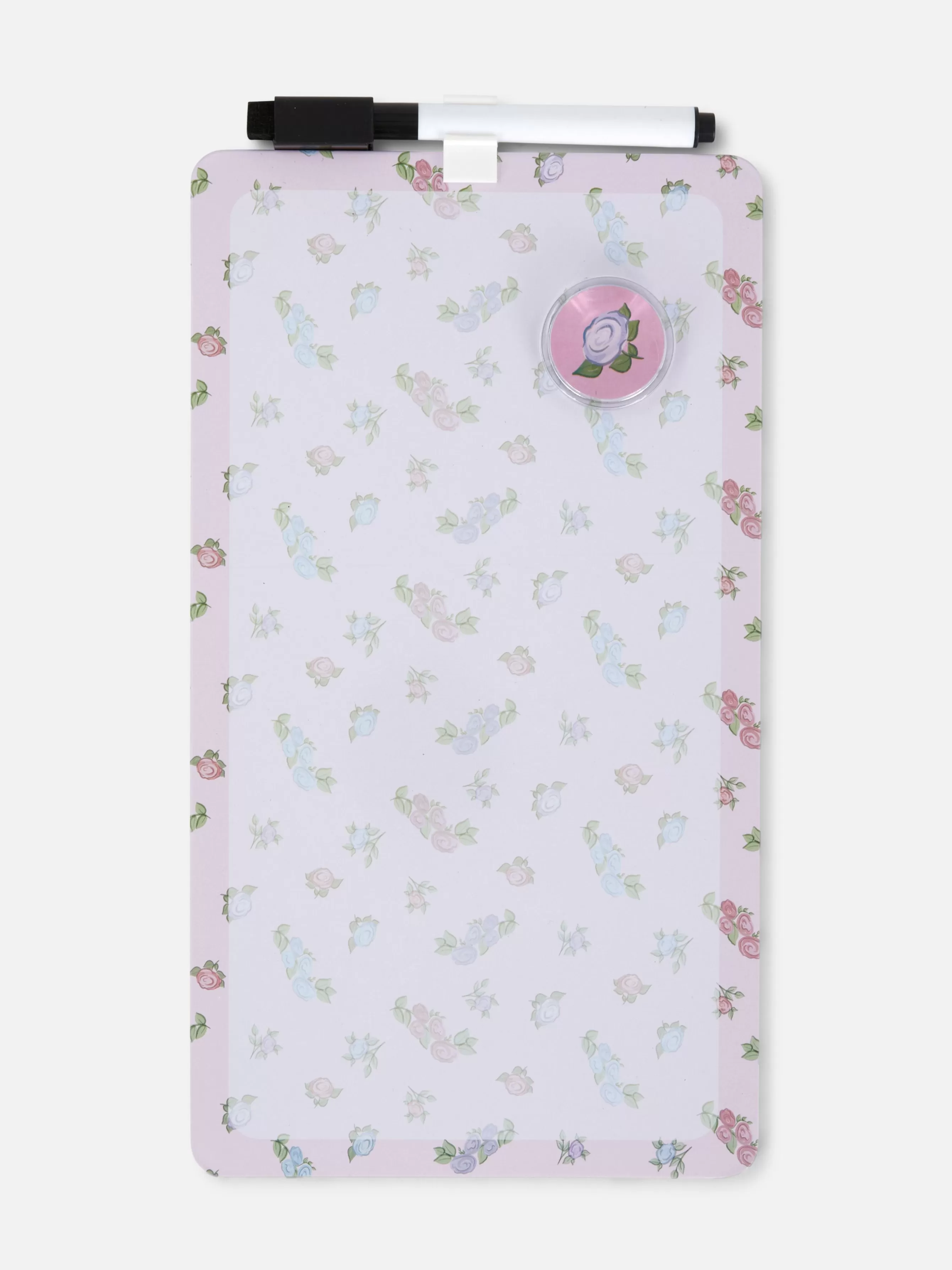 Store Primark Tableau Blanc à Motif Floral Rose