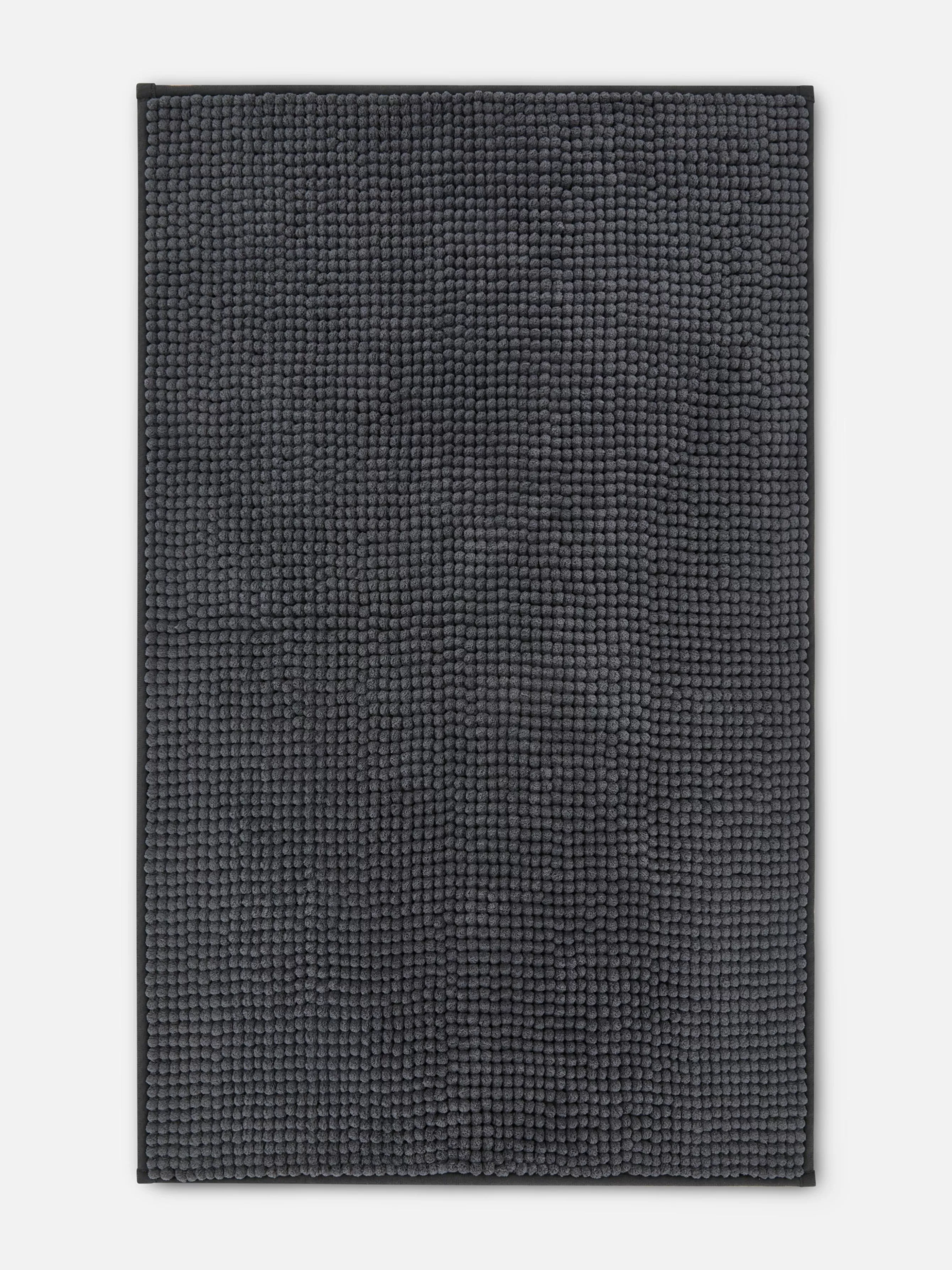 Flash Sale Primark Tapis De Bain En Maille Chenille Gris foncé