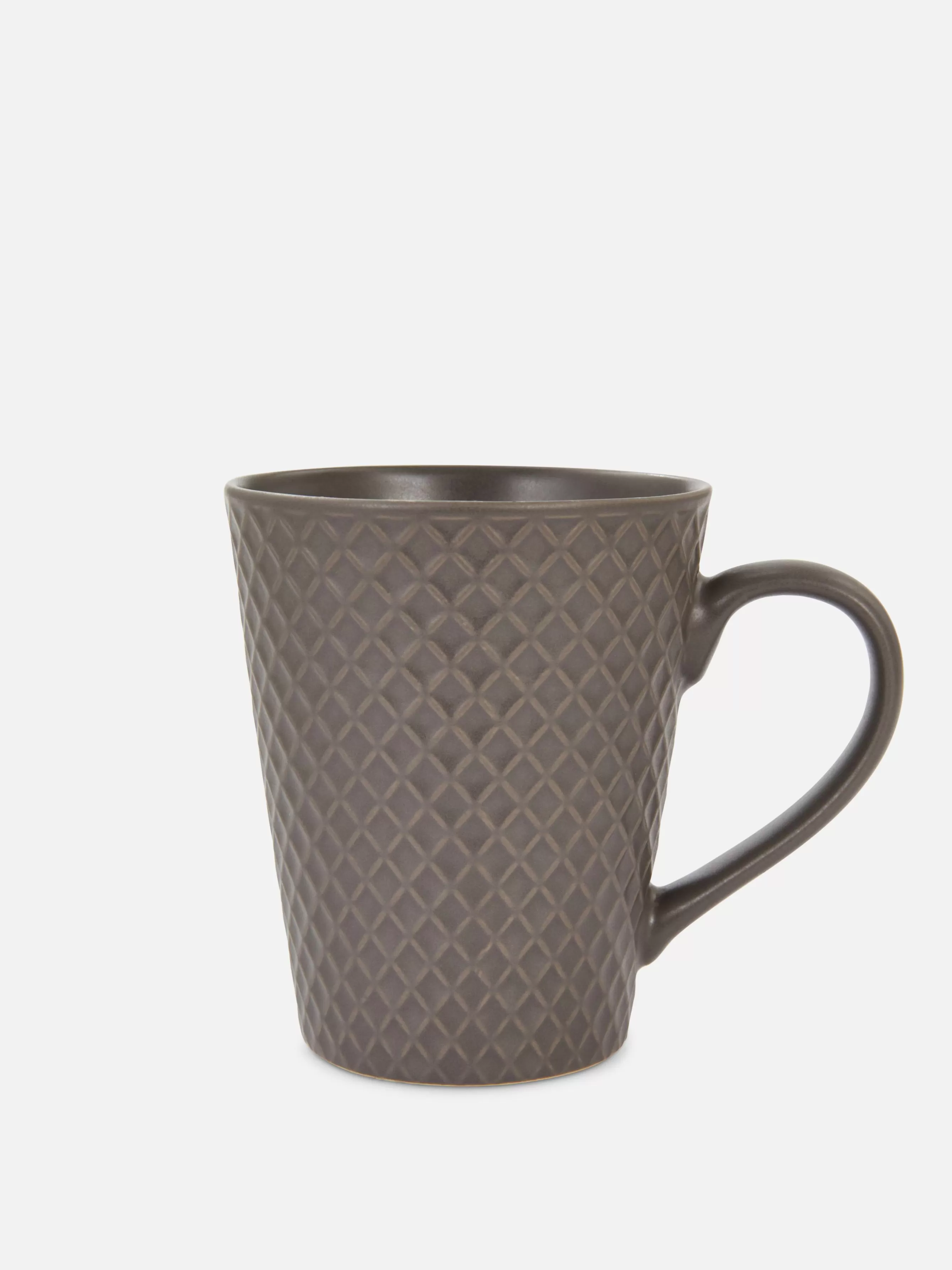 Shop Primark Tasse En Relief Pour Le Petit-déjeuner Gris