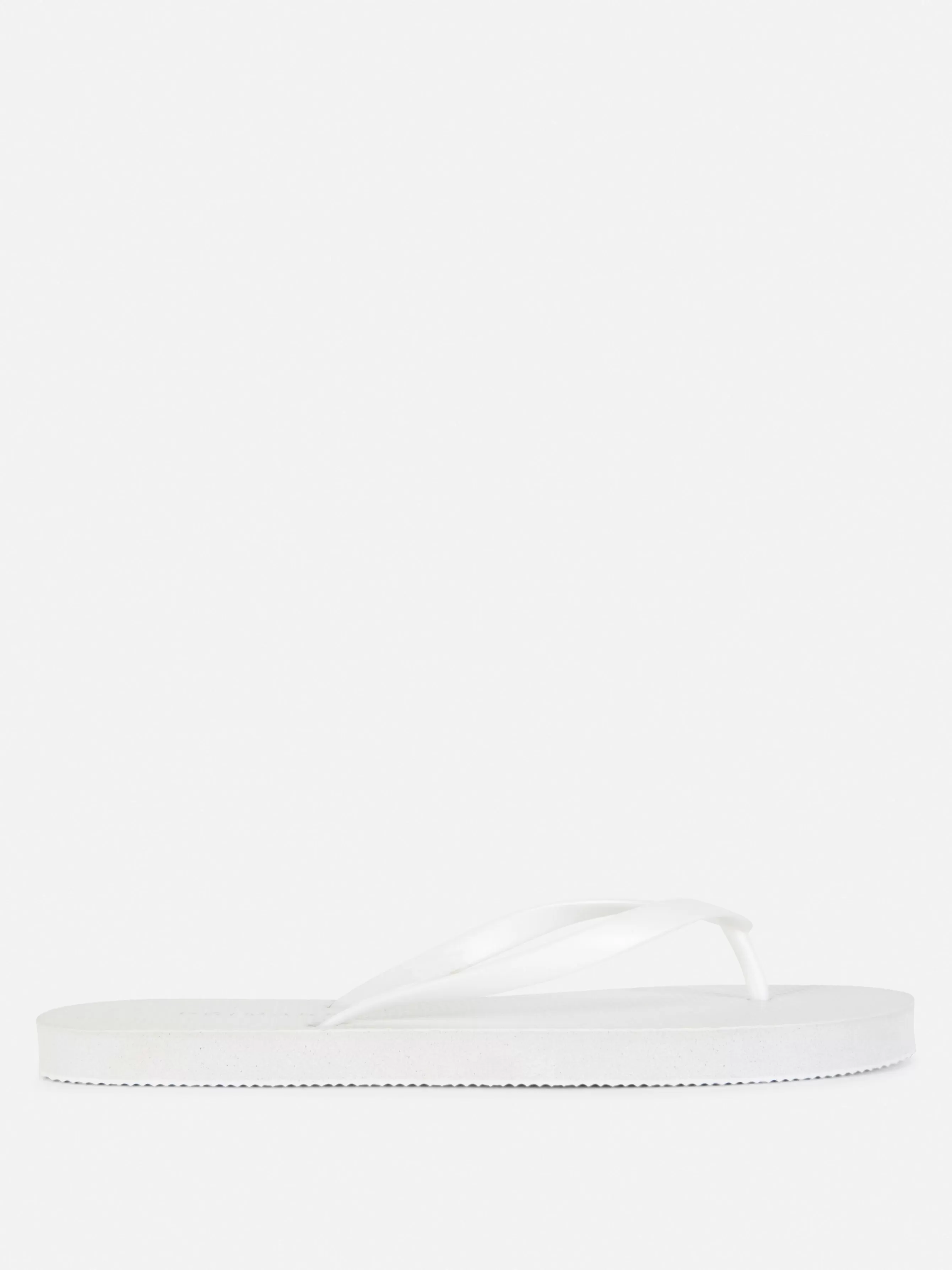 Sale Primark Tongs Plates Essential Blanc