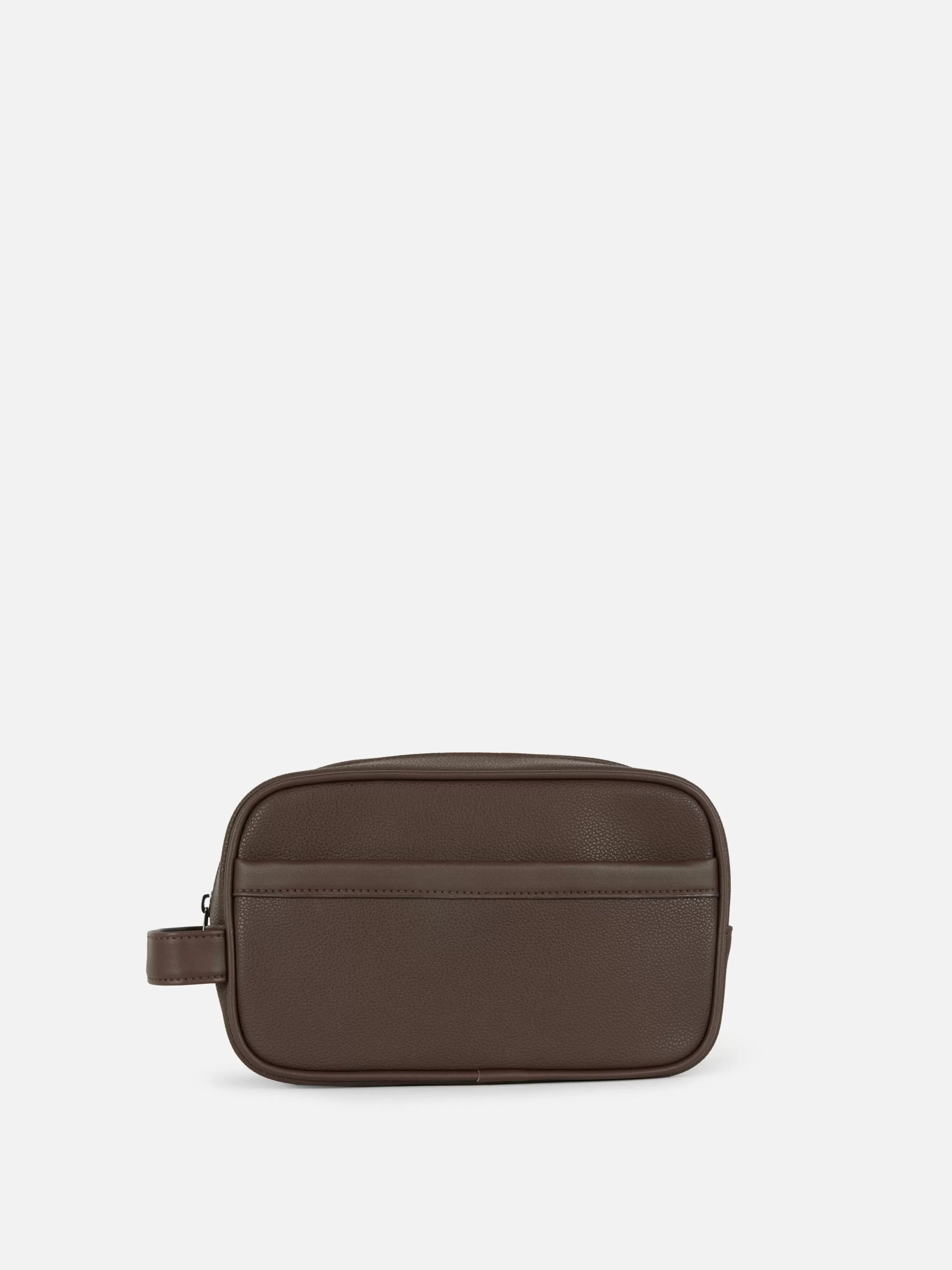 Sale Primark Trousse De Toilette En Simili Cuir Marron