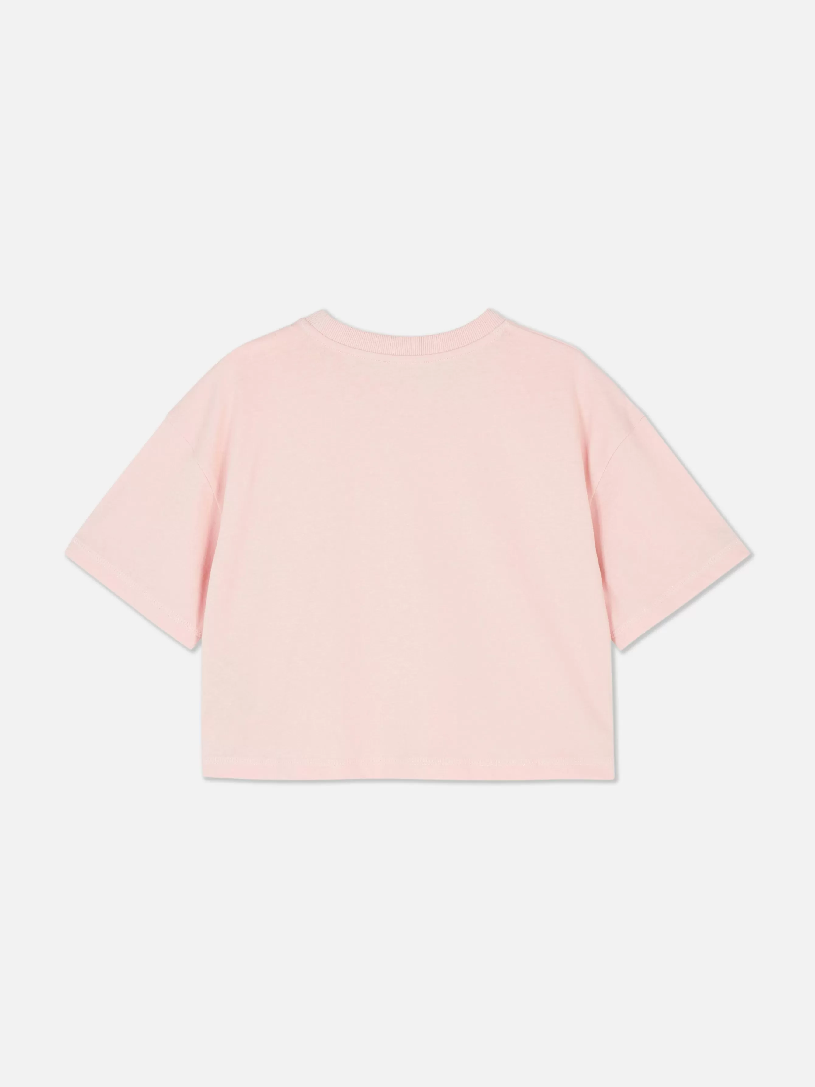 Flash Sale Primark T-shirt à Col Ras-du-cou Et Manches Courtes Rose