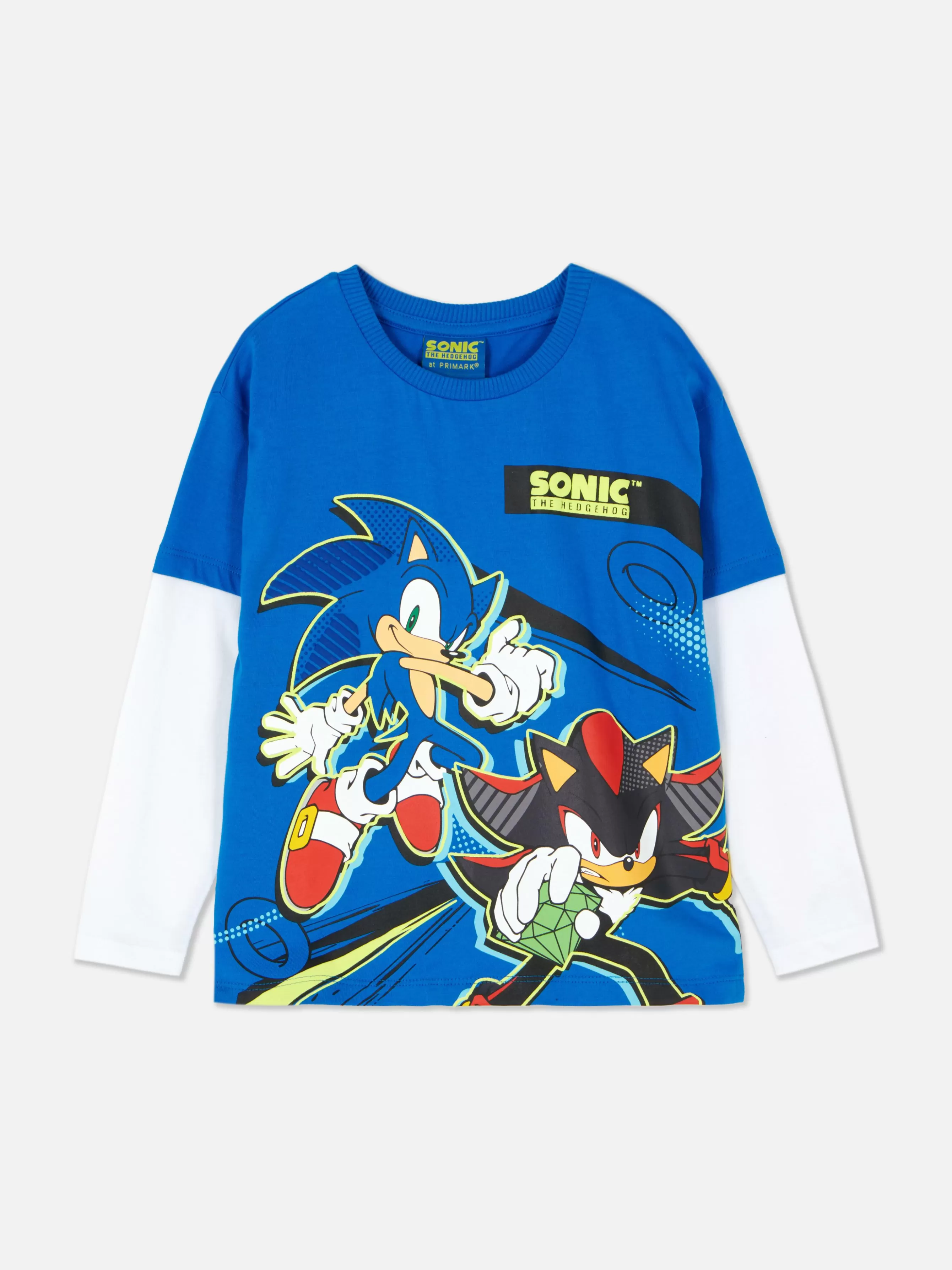 Discount Primark T-shirt Bicolore Sonic Le Hérisson Bleu