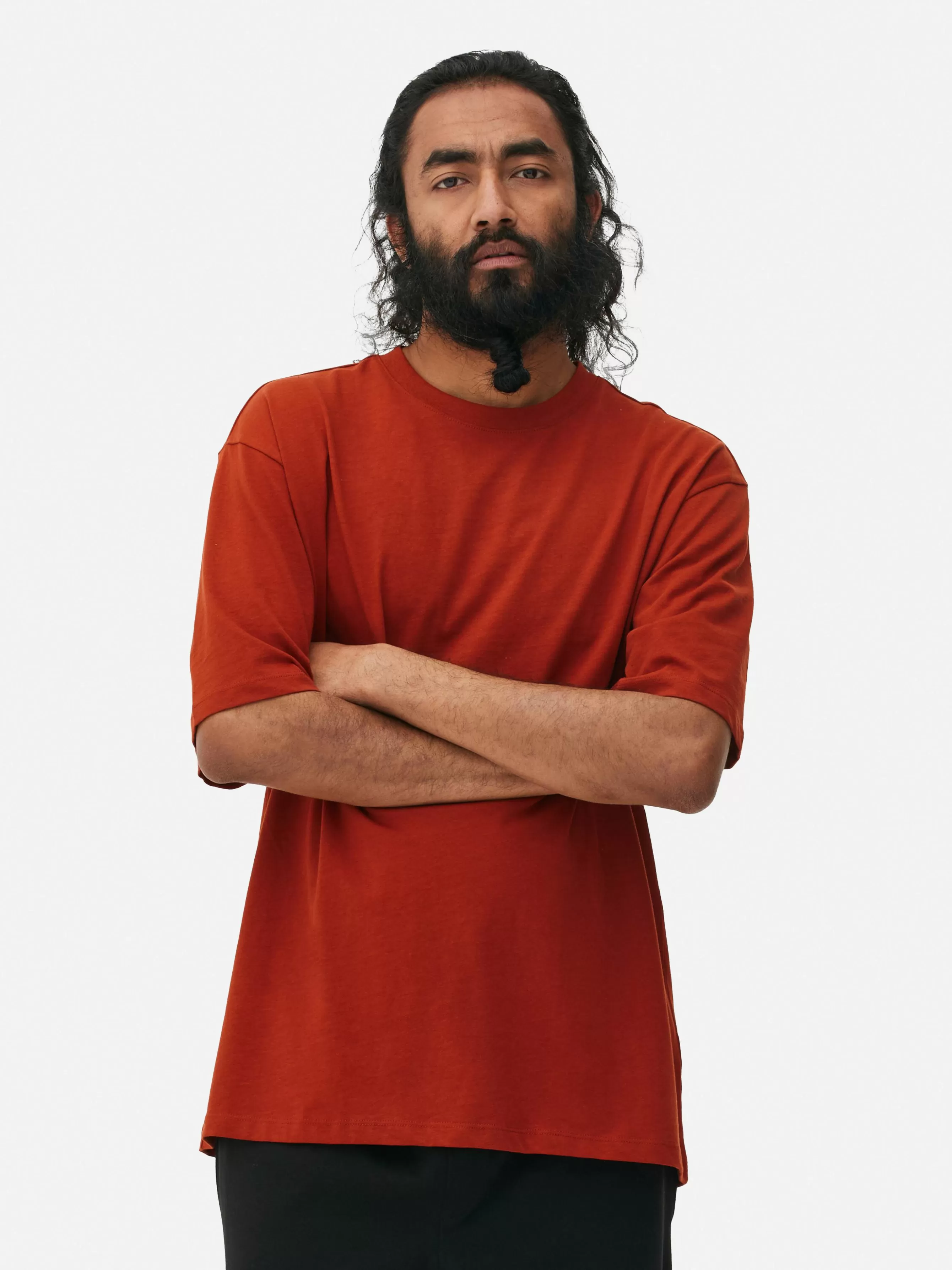 Cheap Primark T-shirt Coupe Décontractée Rouge