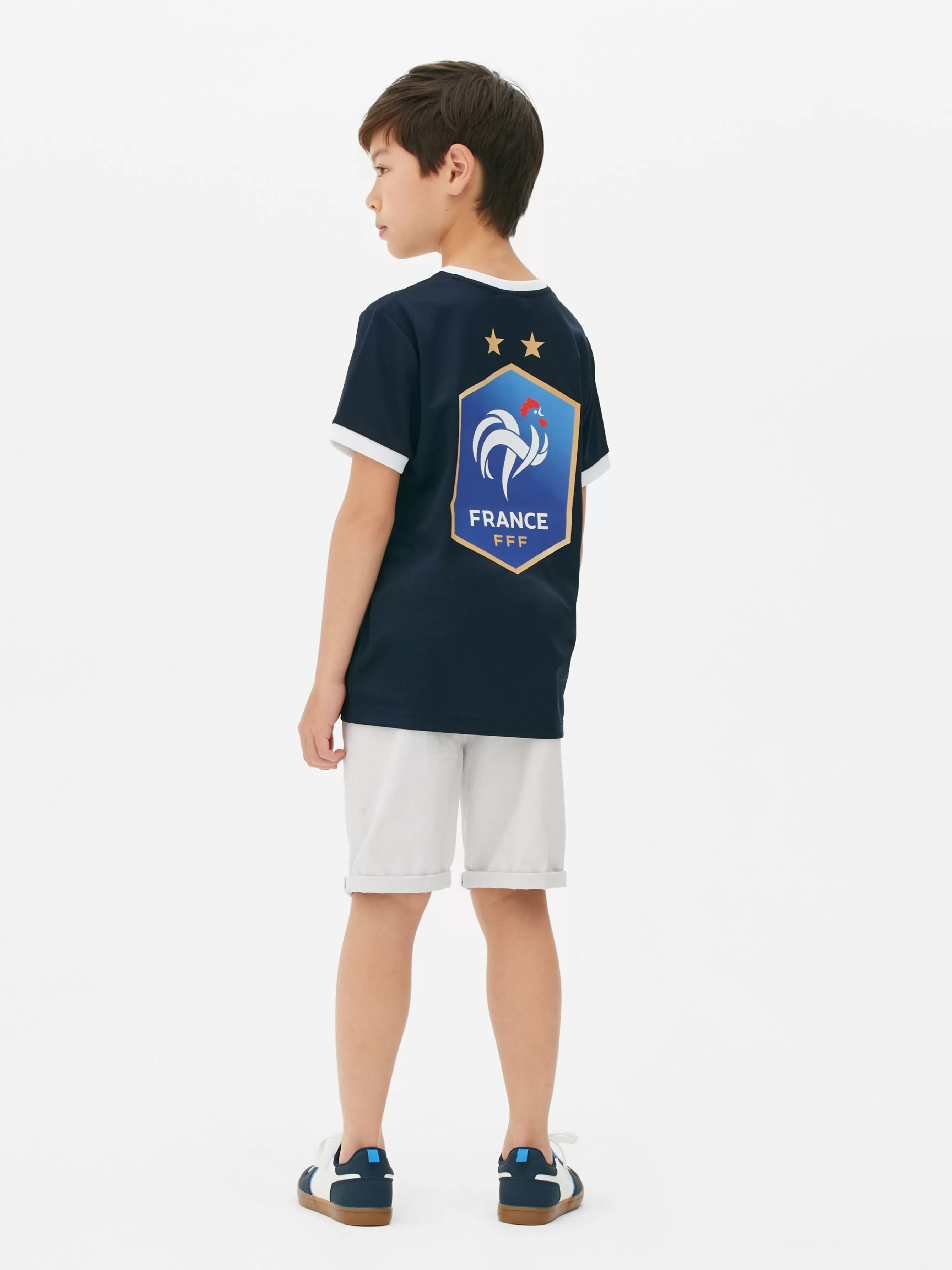 Cheap Primark T-shirt De Foot France Pour Ado Bleu marine