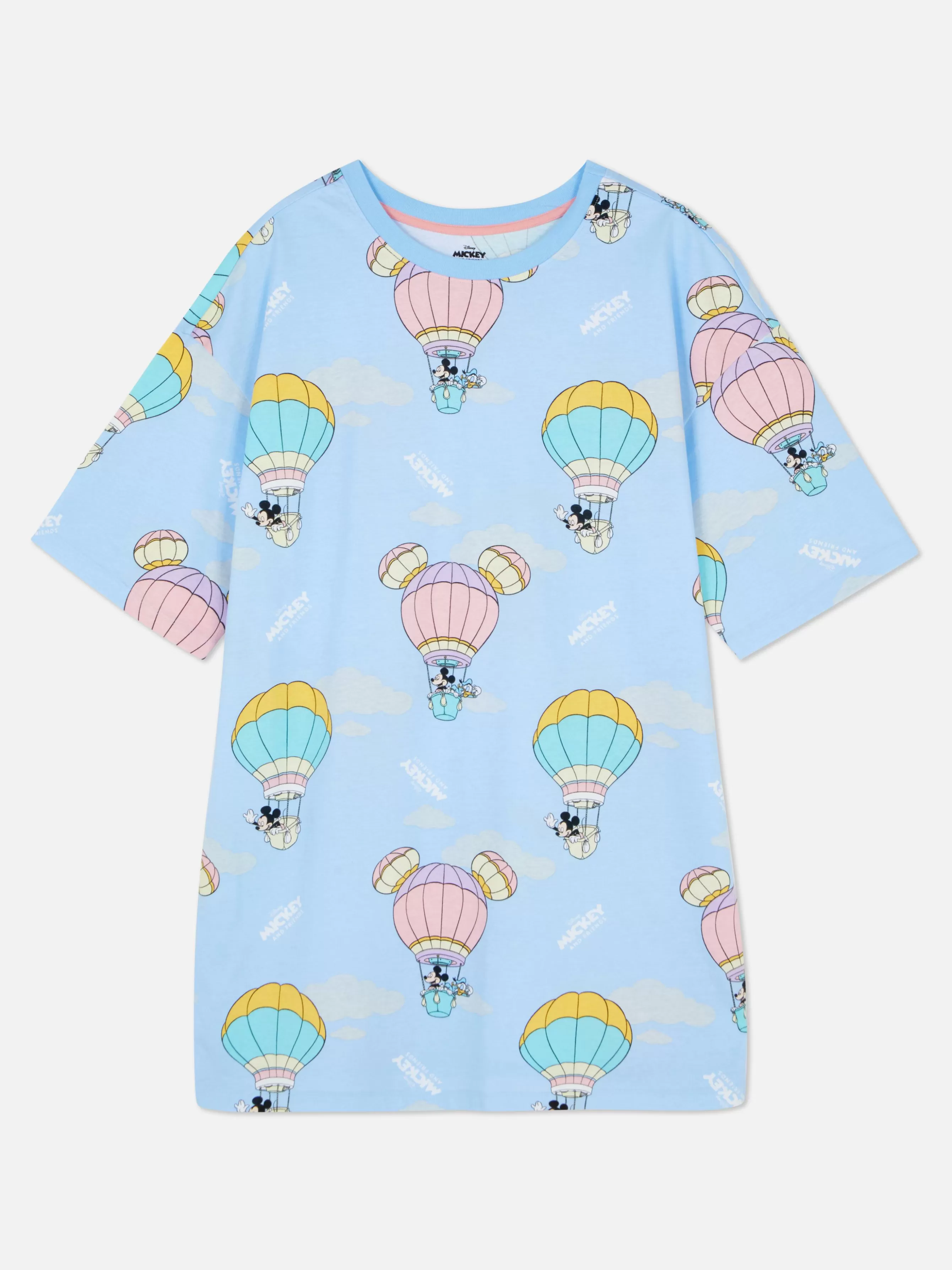 Store Primark T-shirt De Nuit Disney Mickey Mouse Et Ses Amis Bleu clair