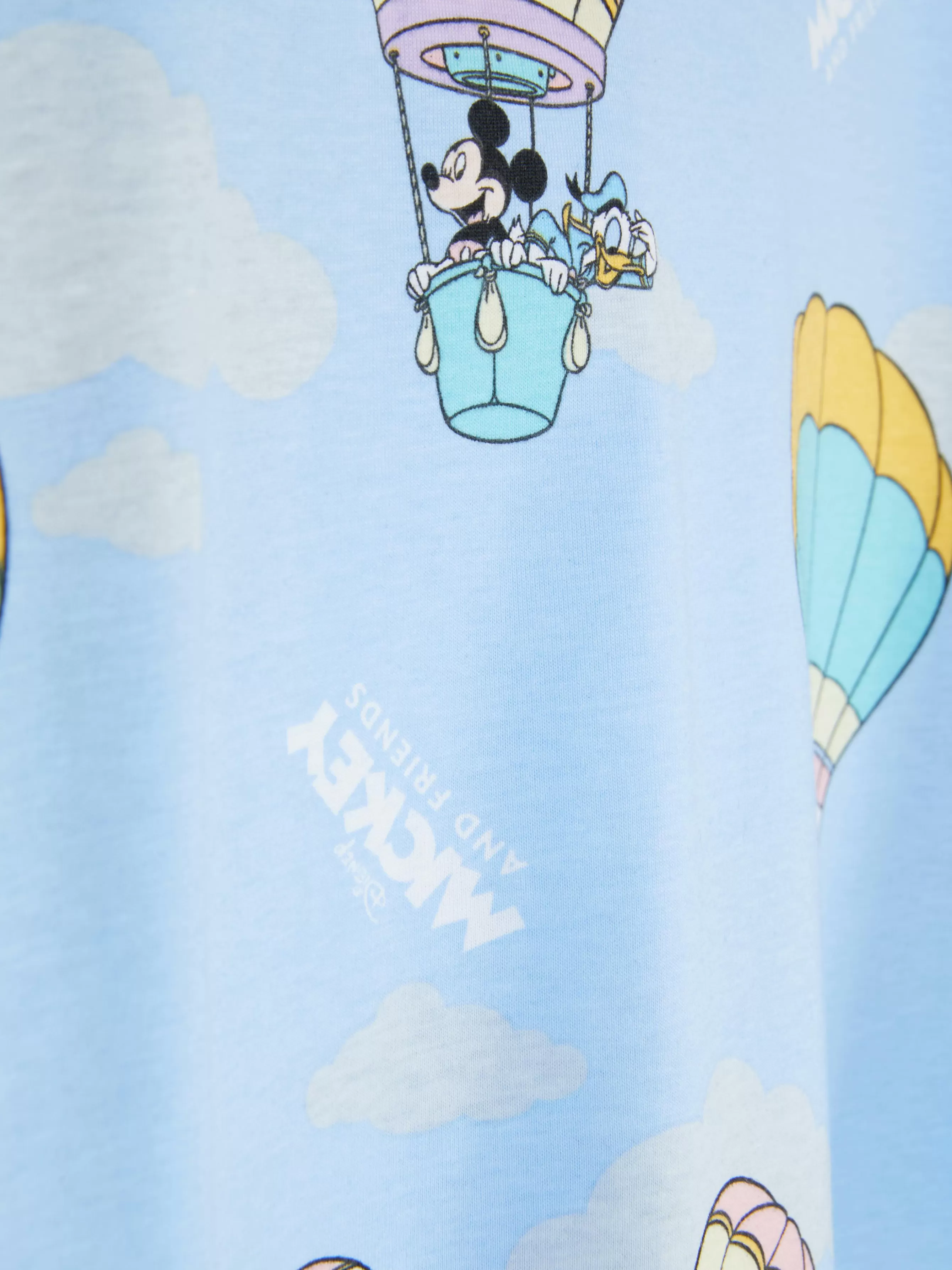 Store Primark T-shirt De Nuit Disney Mickey Mouse Et Ses Amis Bleu clair