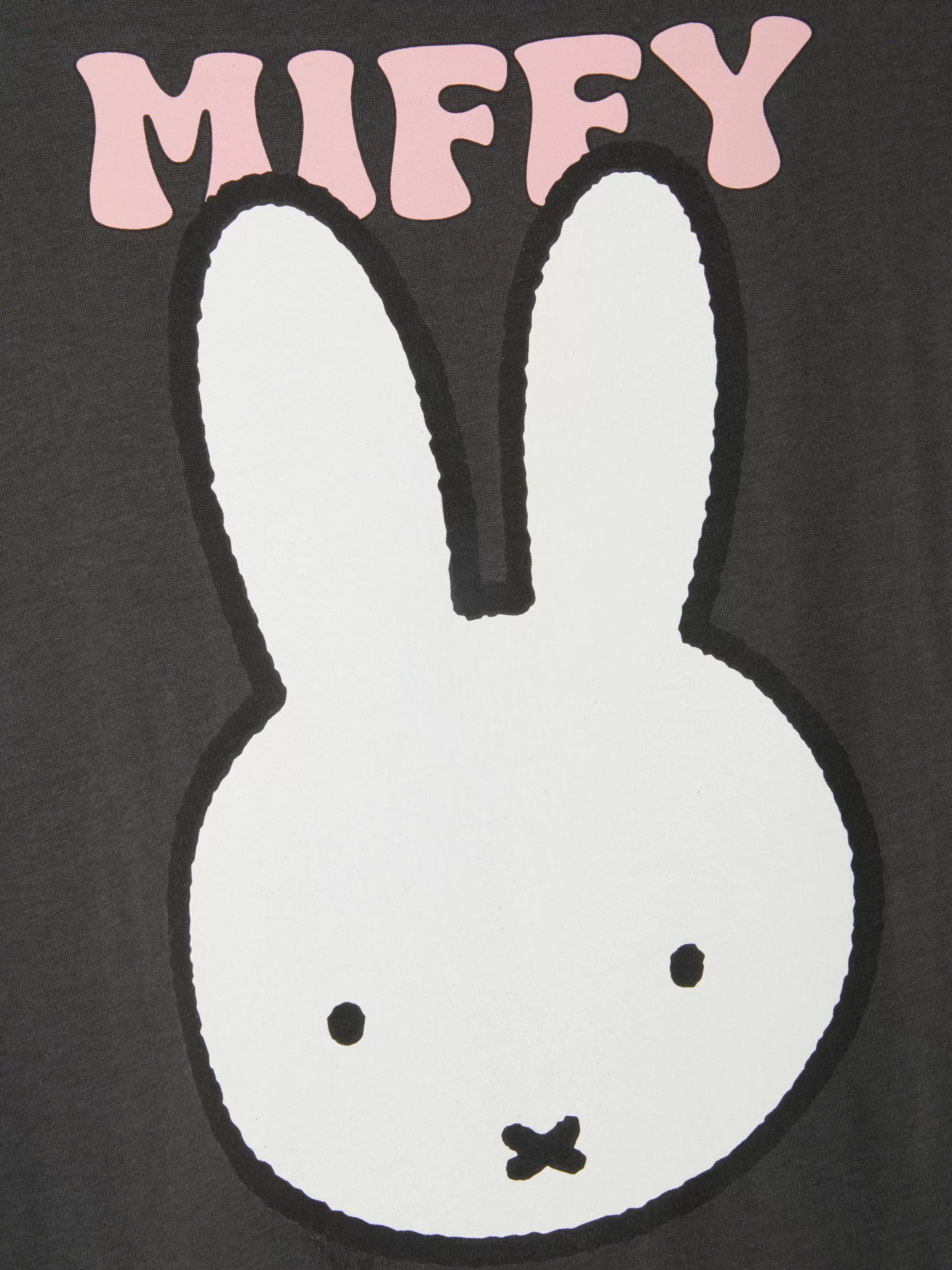 Clearance Primark T-shirt De Nuit Long Miffy Anthracite