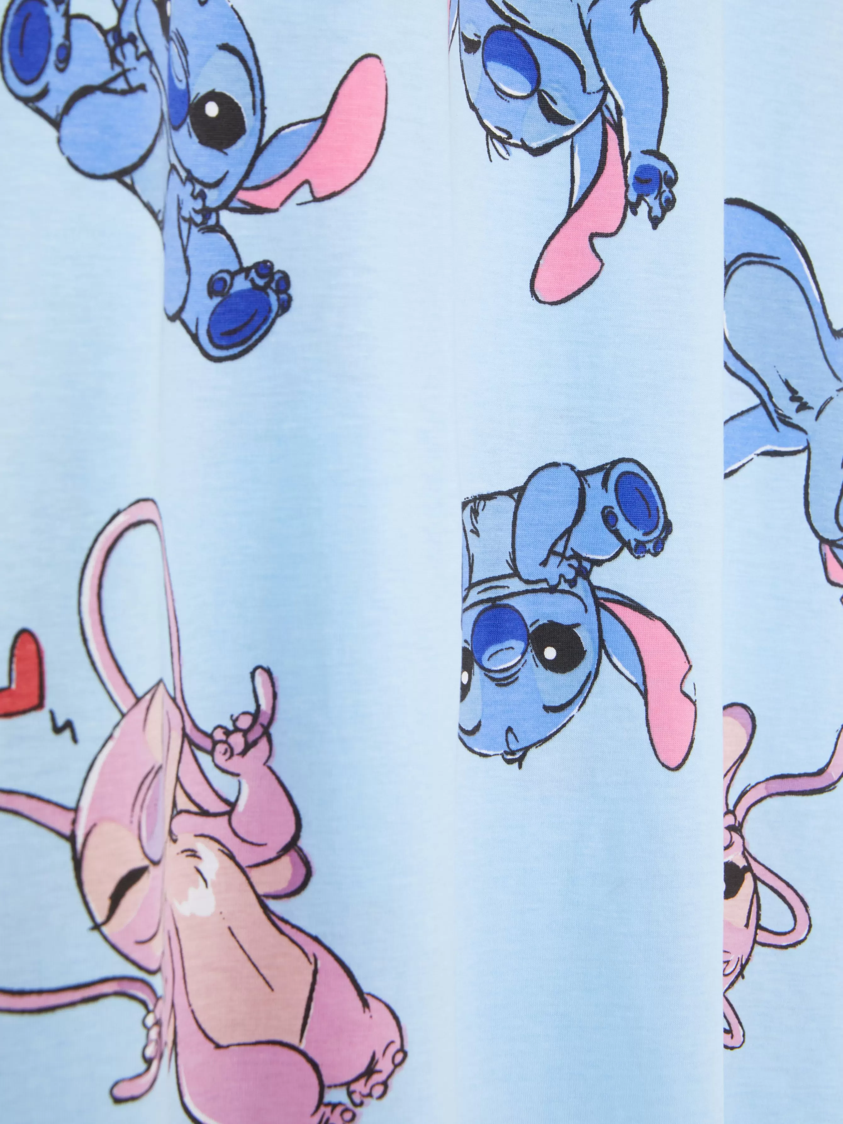 Clearance Primark T-shirt De Nuit Personnage Disney Bleu clair