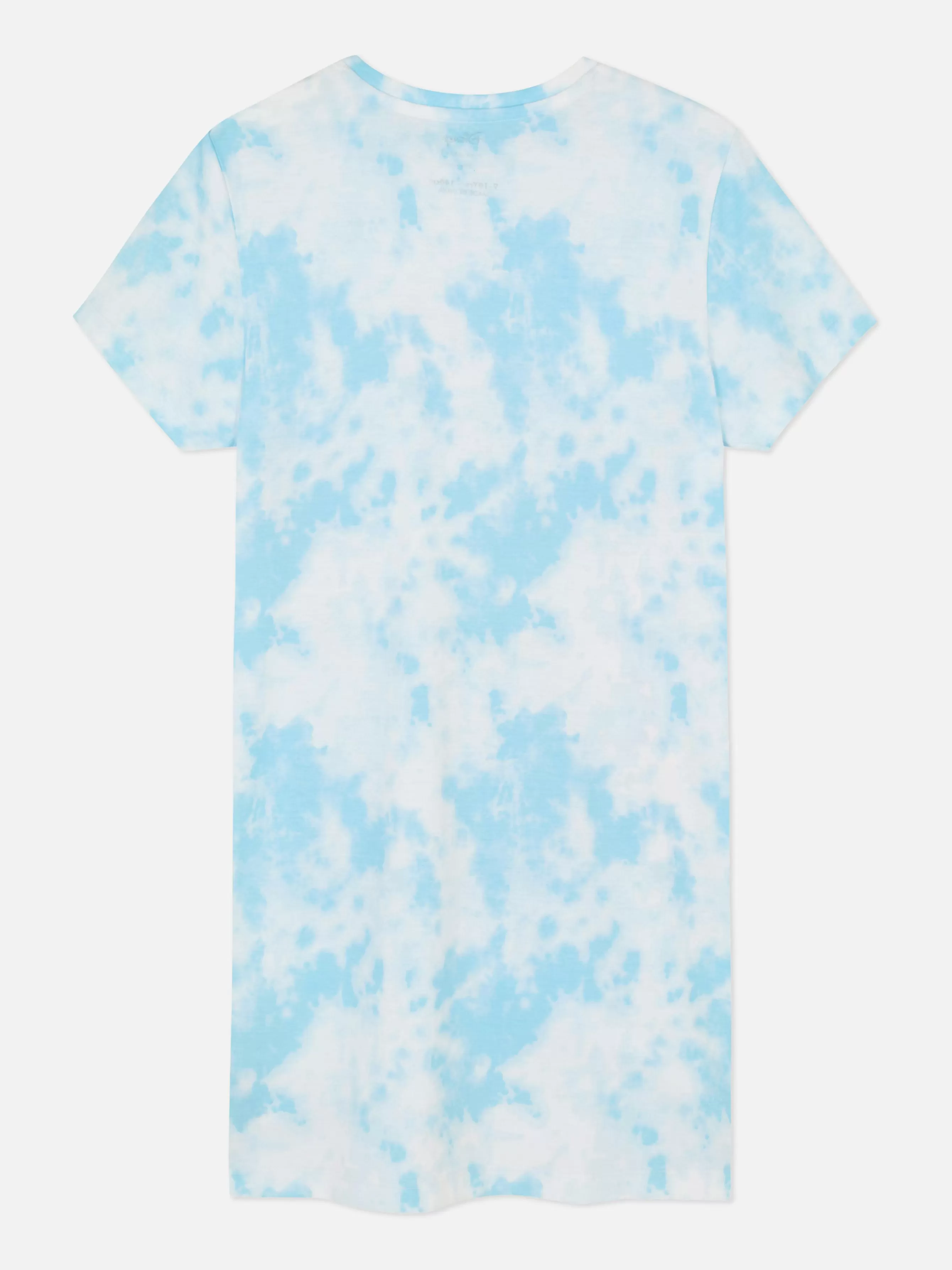 Discount Primark T-shirt De Nuit Tie Dye Disney Lilo & Stitch Bleu