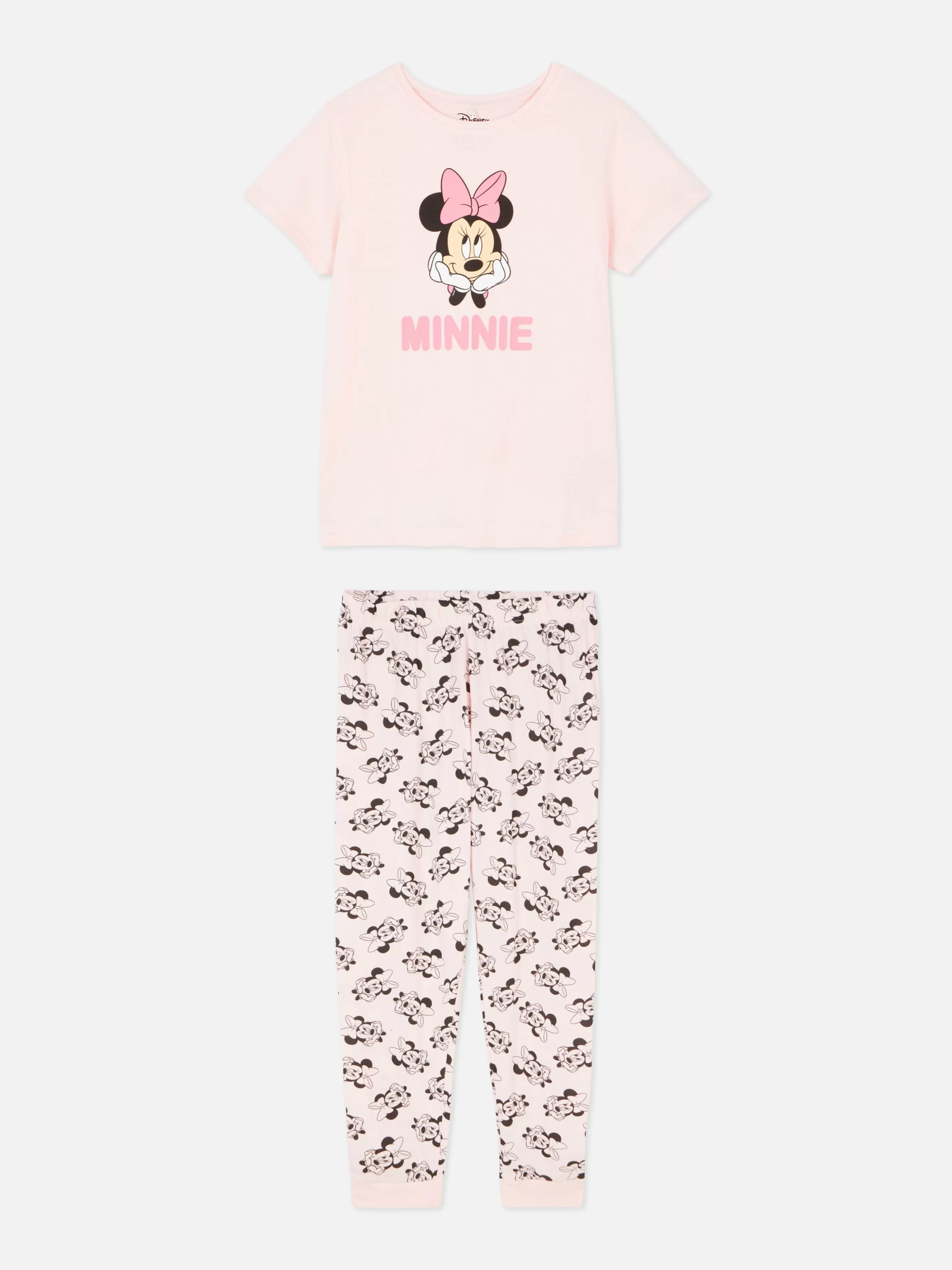 New Primark T-shirt De Pyjama Personnages Disney Rose