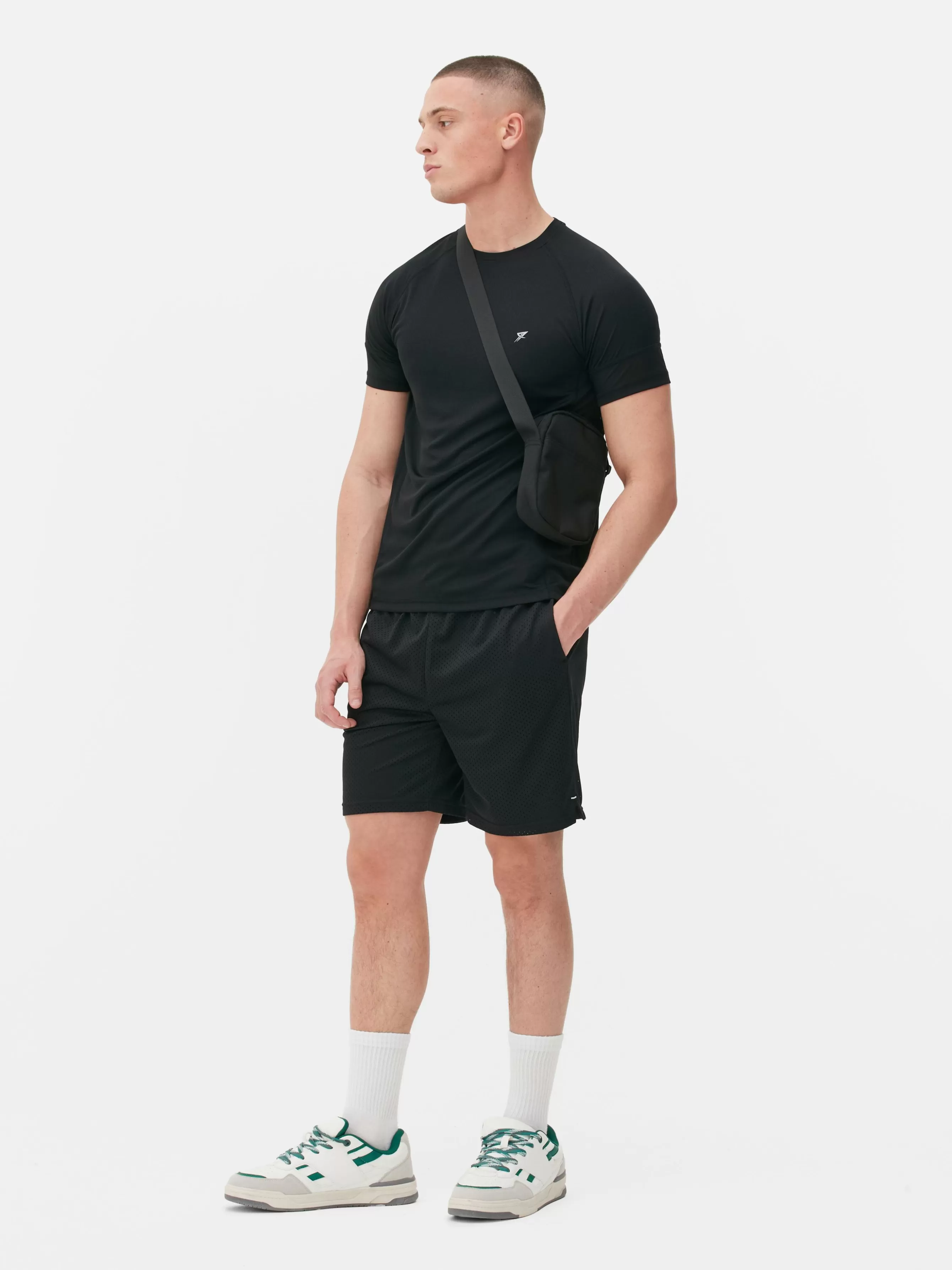 Fashion Primark T-shirt De Sport à Manches Courtes Noir