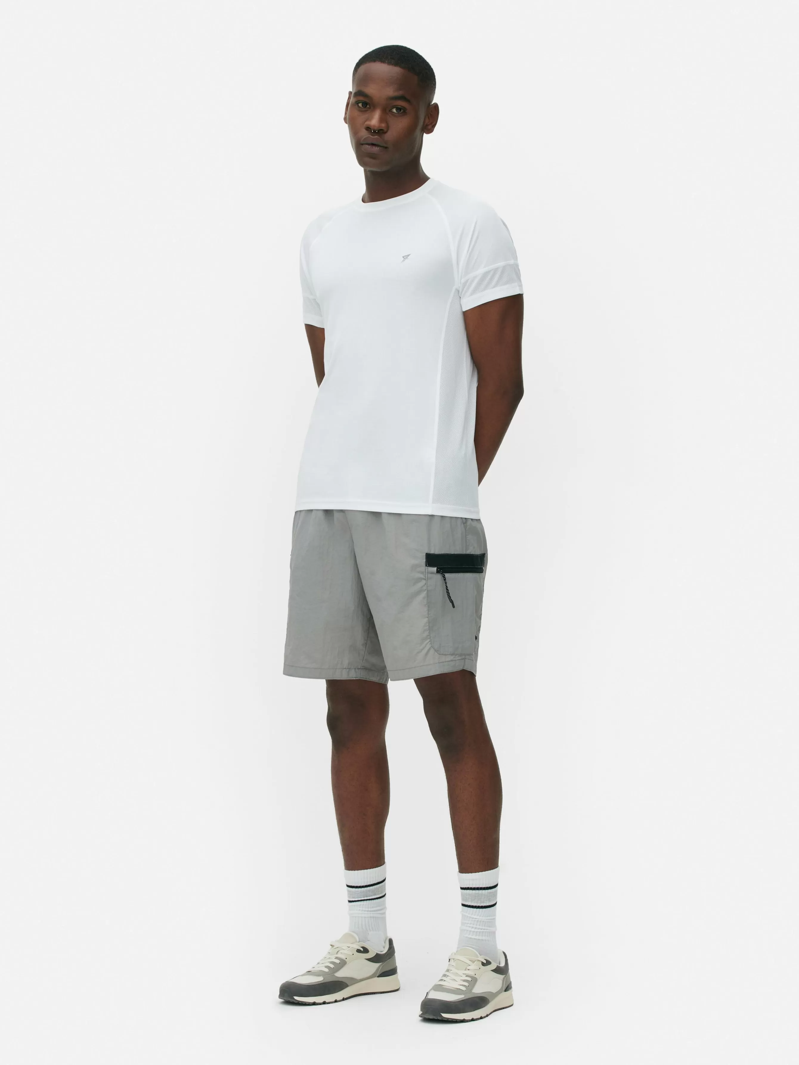 Sale Primark T-shirt De Sport à Manches Courtes Blanc