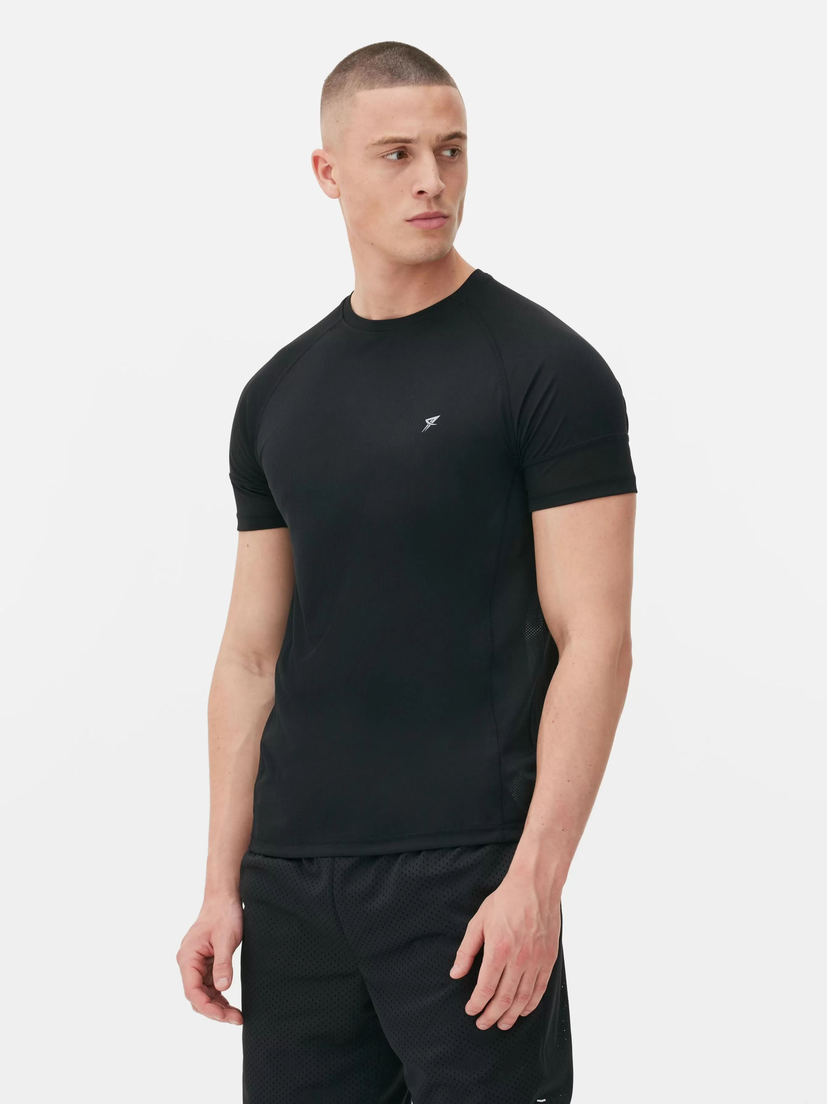 Fashion Primark T-shirt De Sport à Manches Courtes Noir