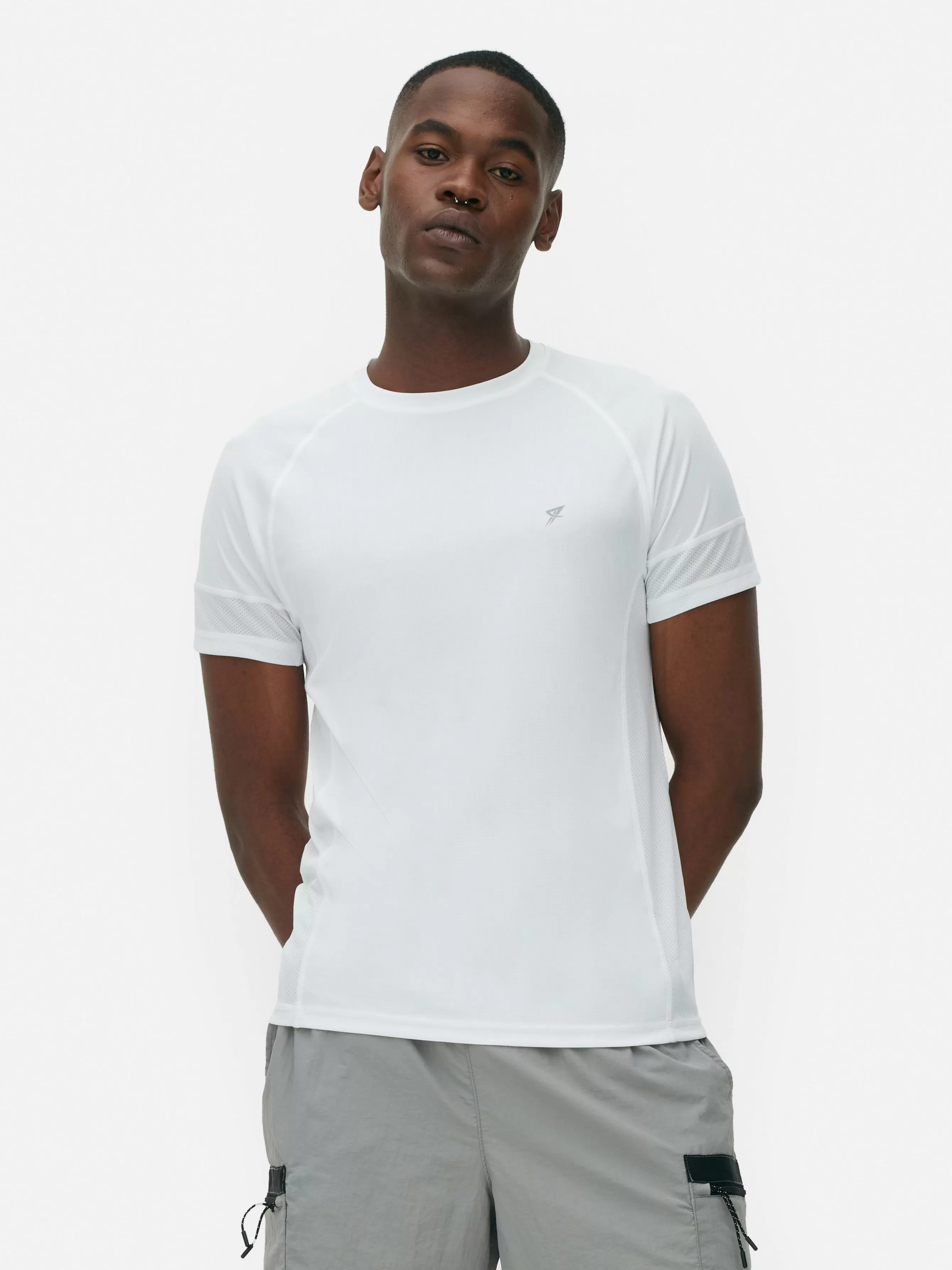 Sale Primark T-shirt De Sport à Manches Courtes Blanc