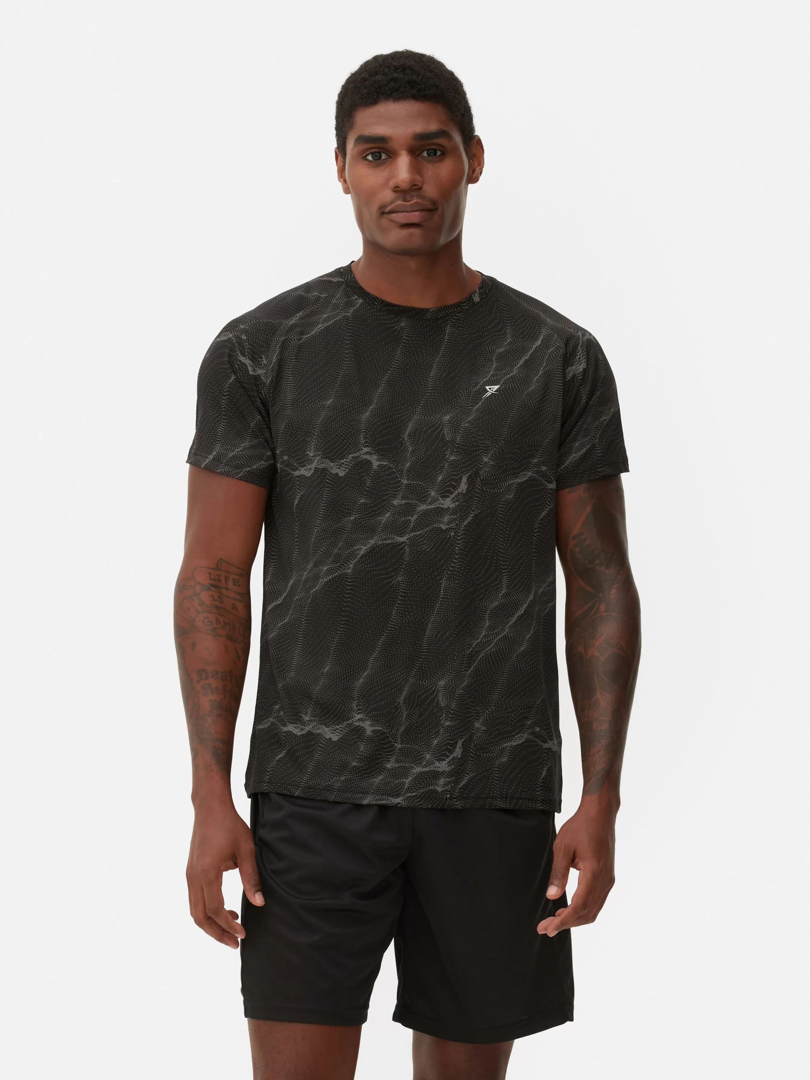 Best Primark T-shirt De Sport à Motif Noir