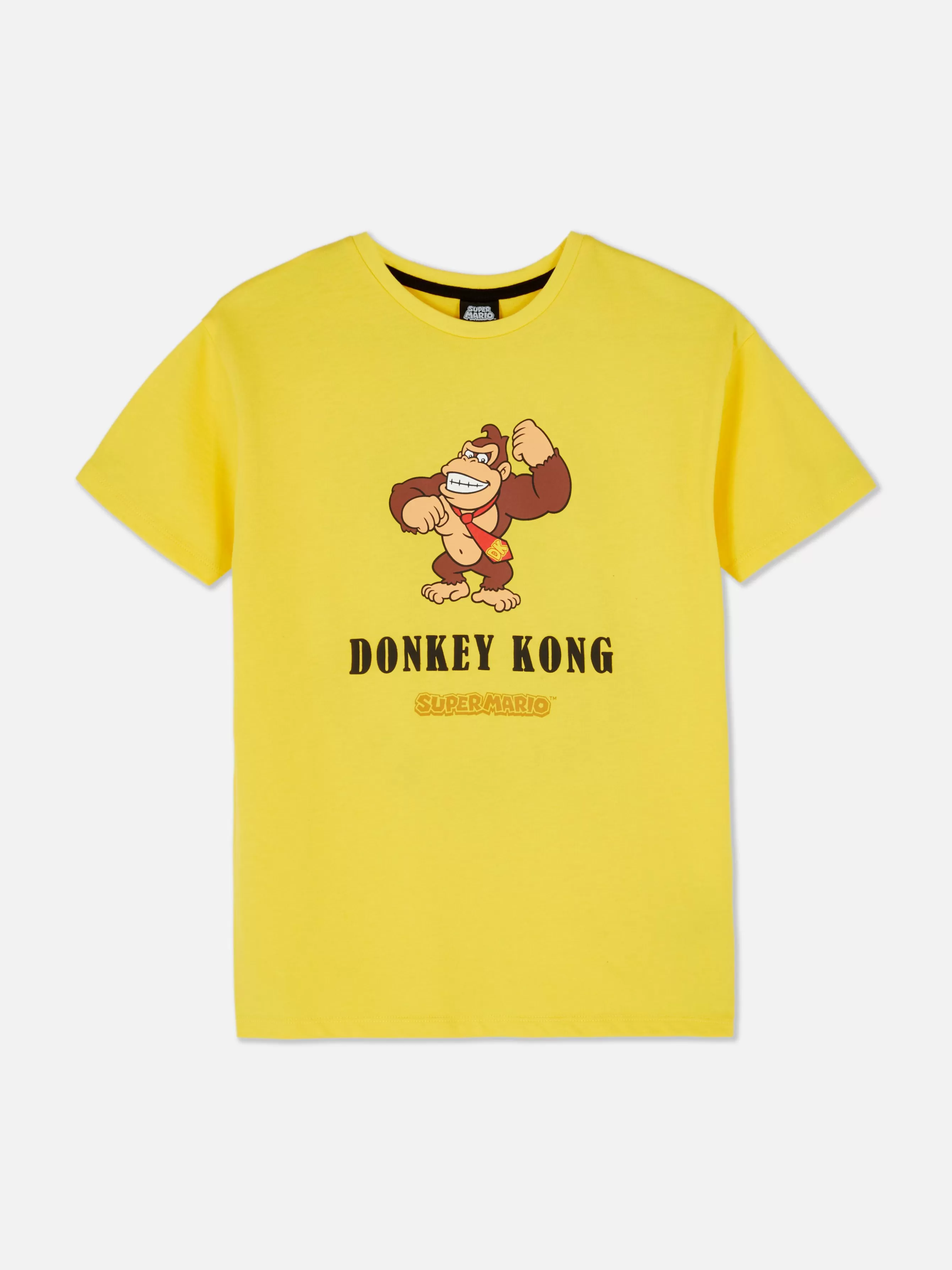 Flash Sale Primark T-shirt Donkey Kong Jaune