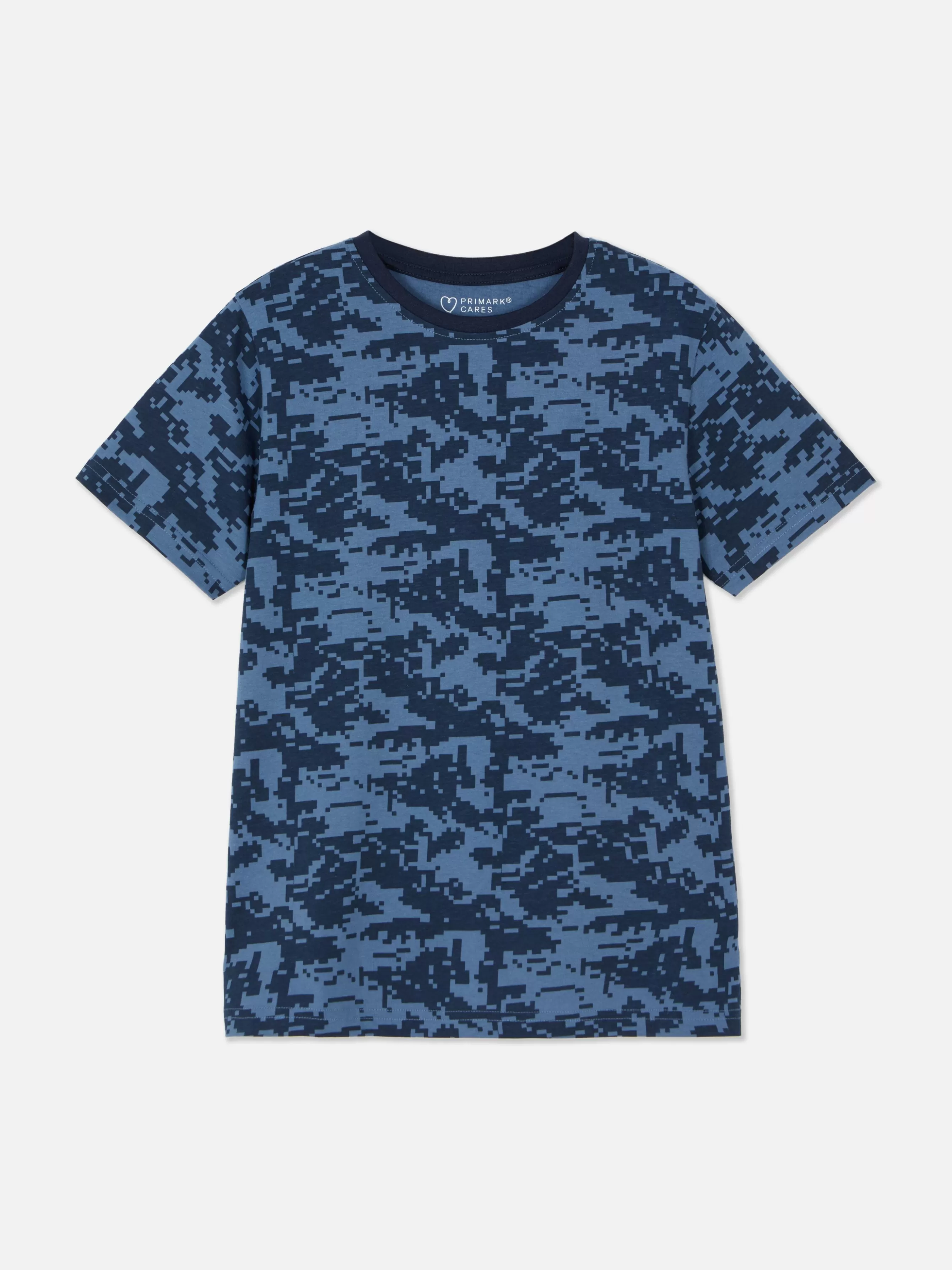 Online Primark T-shirt Graphique à Manches Courtes Bleu marine