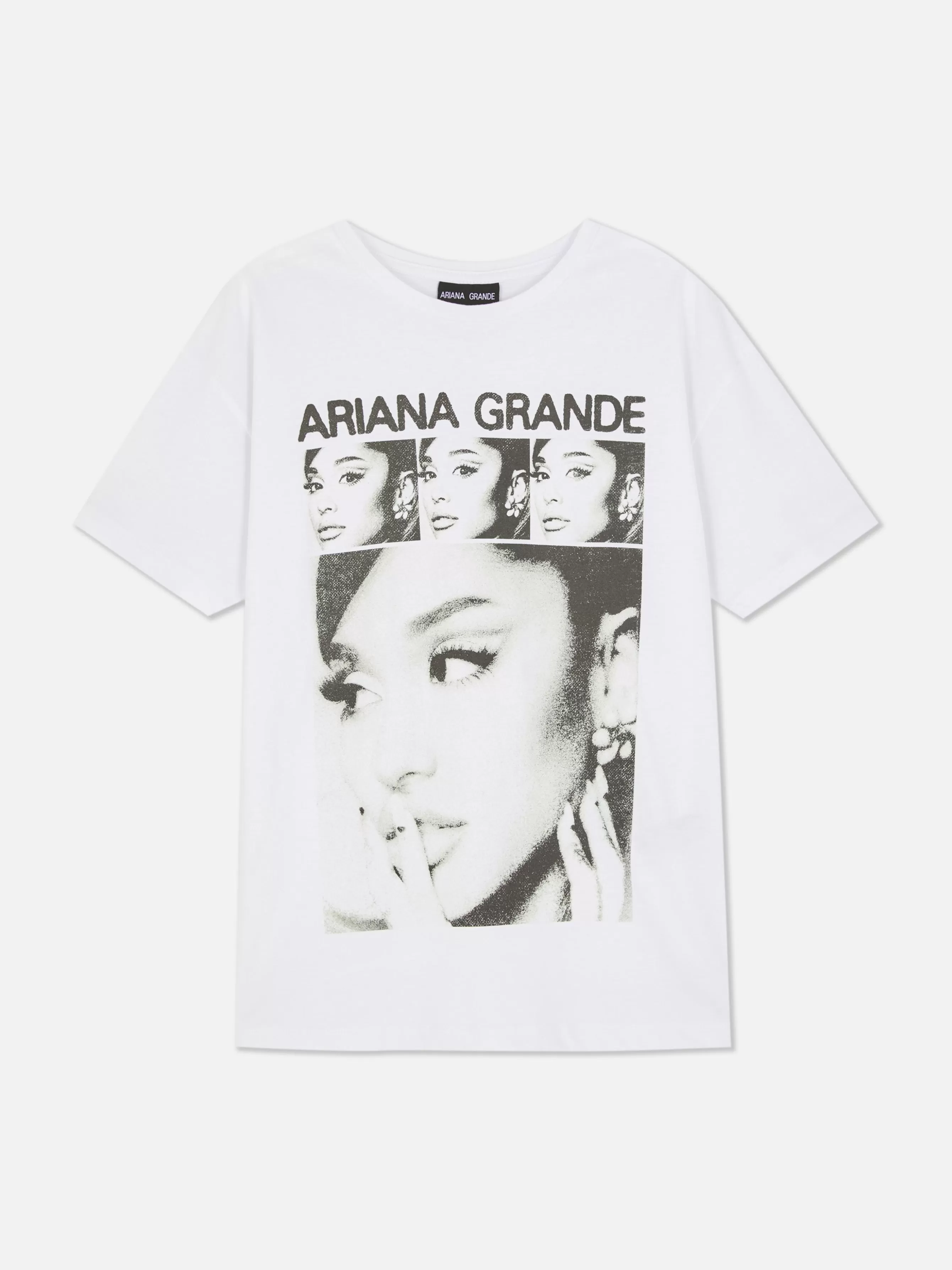 Flash Sale Primark T-shirt Graphique Ariana Grande Blanc