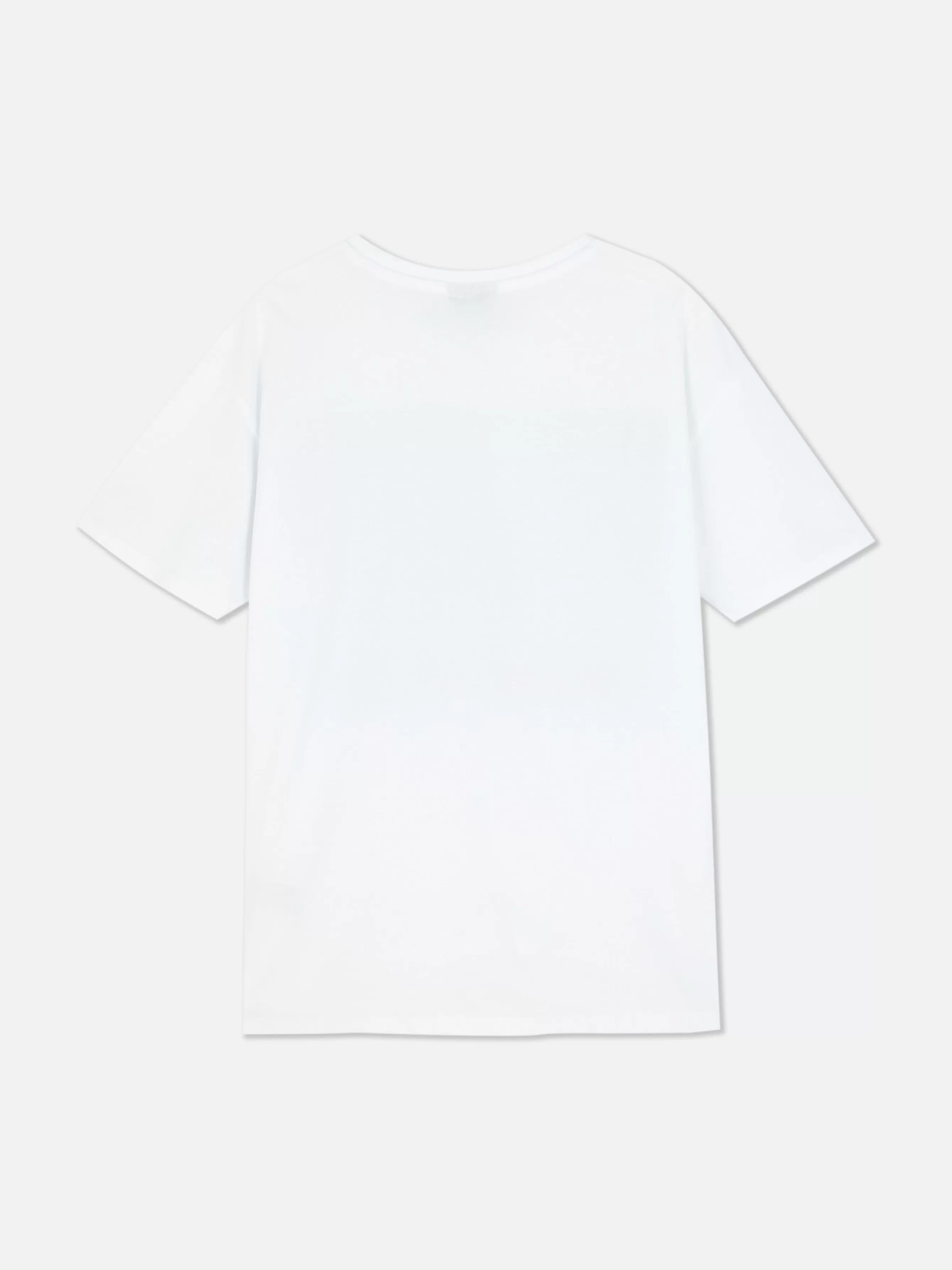 Fashion Primark T-shirt Graphique Billie Eilish Blanc