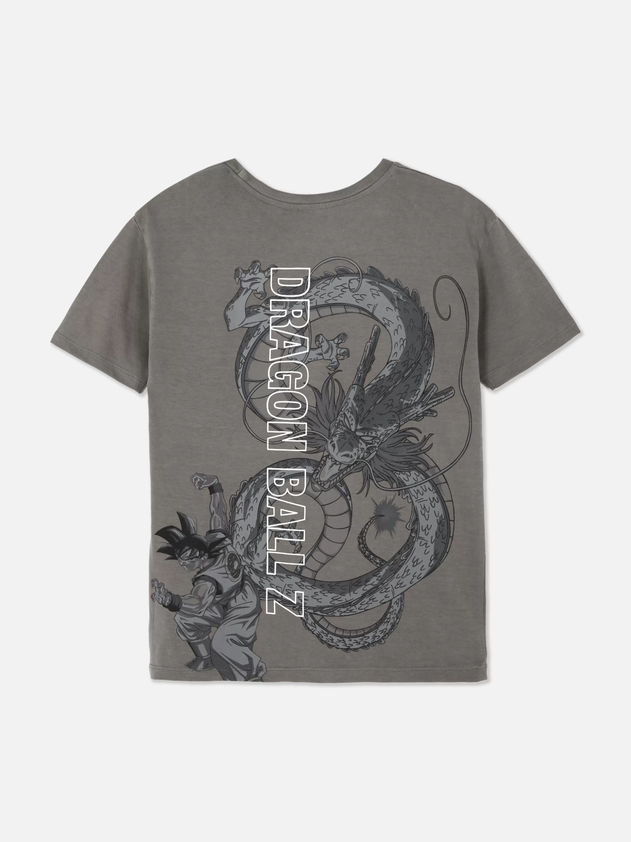 Shop Primark T-shirt Graphique Dragon Ball Z Gris clair