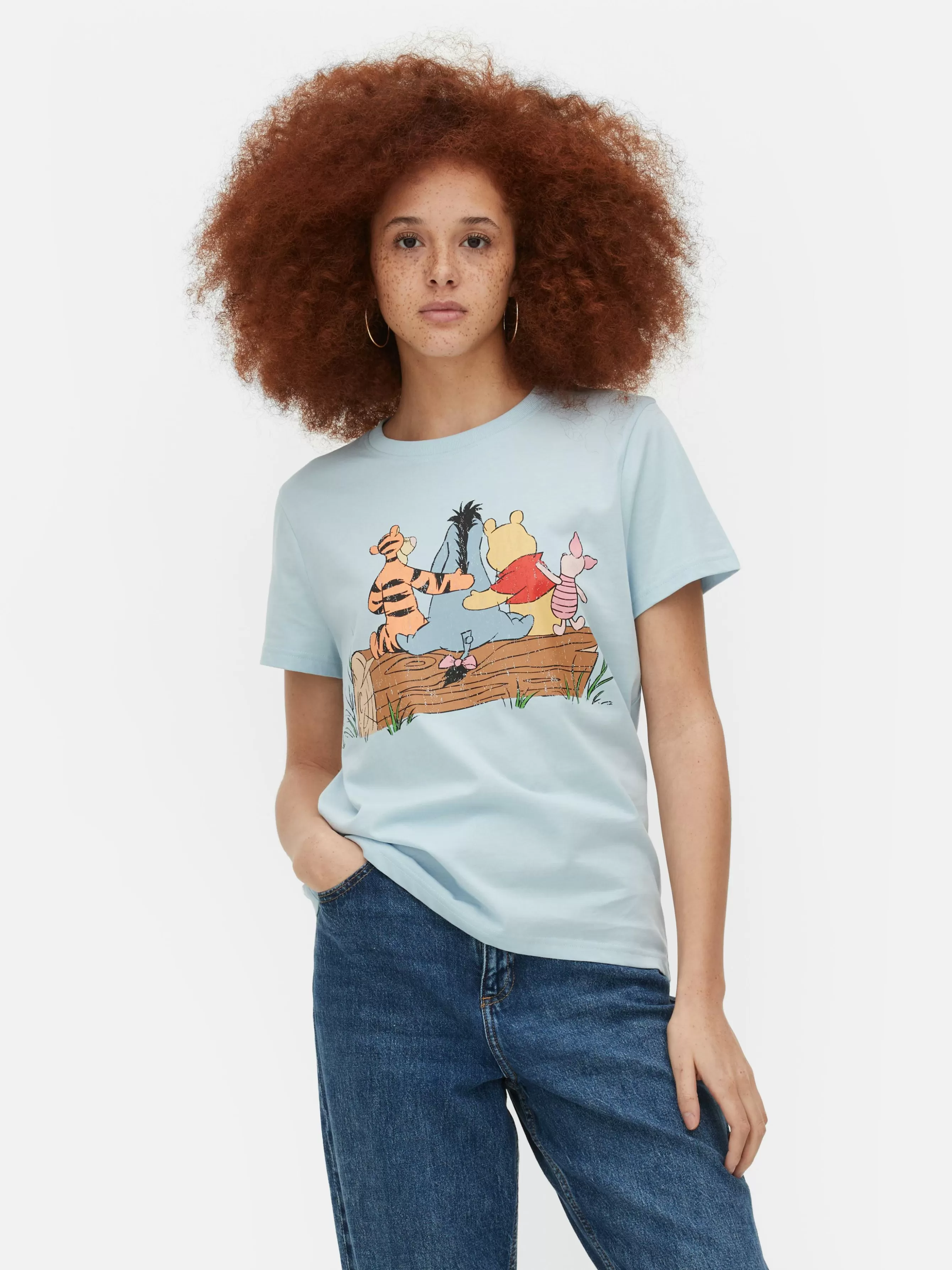 Online Primark T-shirt Imprimé Disney Winnie L'ourson Bleu