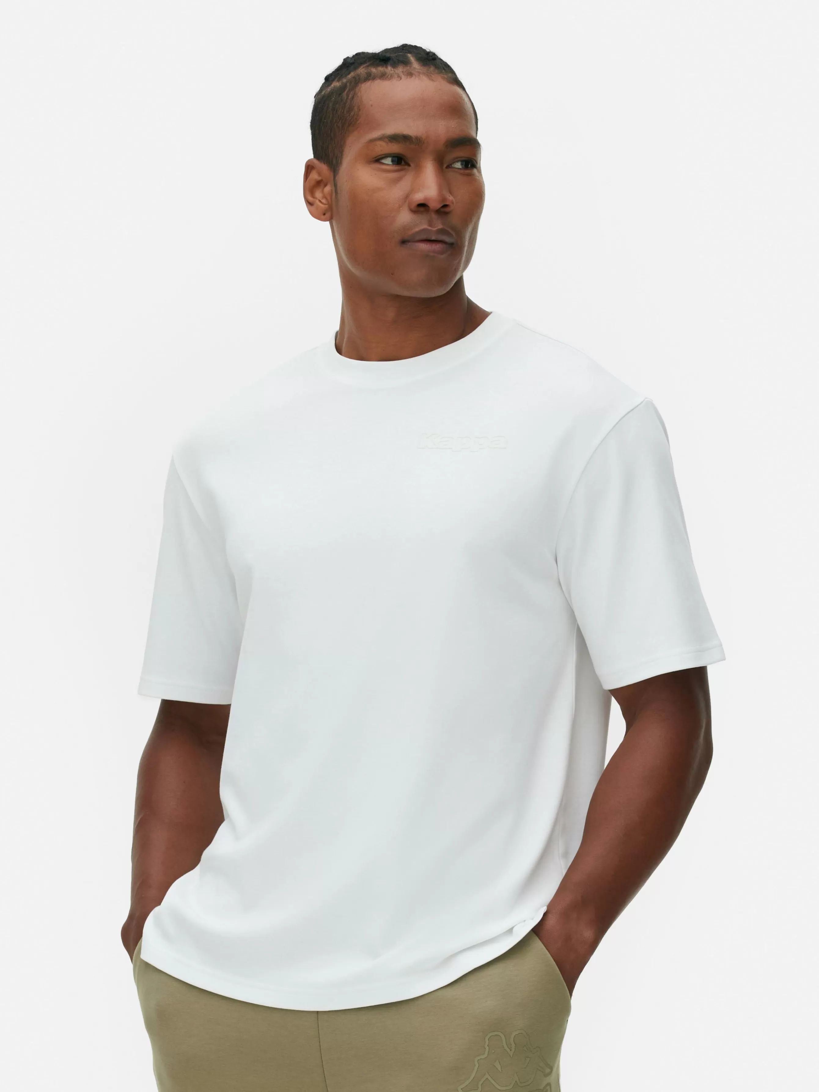 Best Sale Primark T-shirt Kappa X Blanc