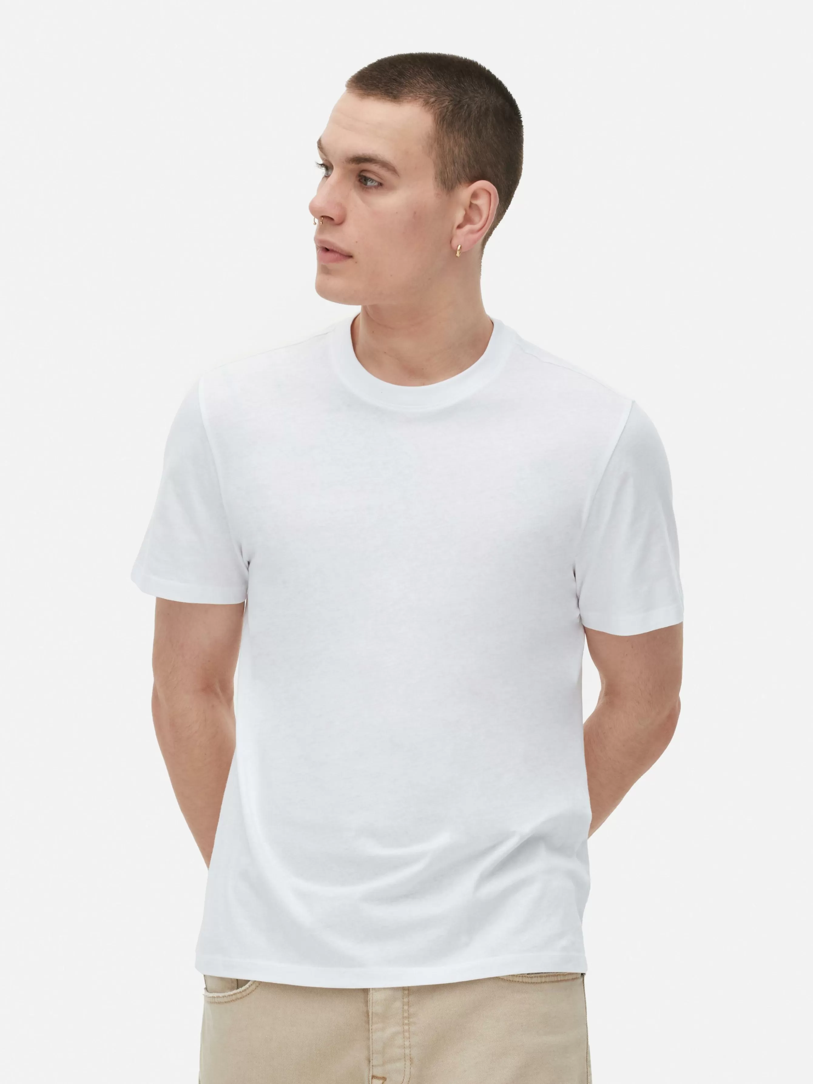 Online Primark T-shirt Regular Blanc