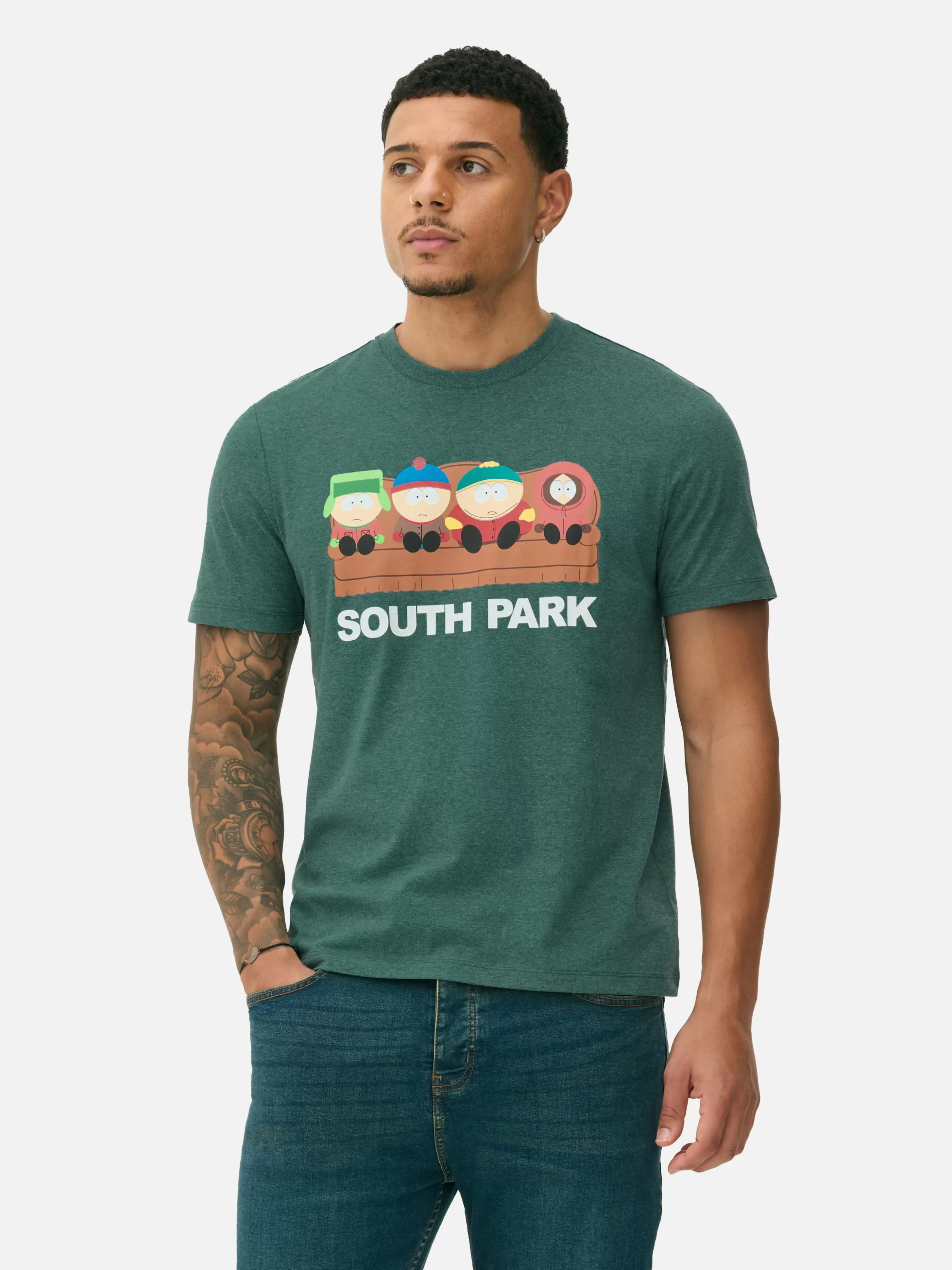 Clearance Primark T-shirt South Park Vert