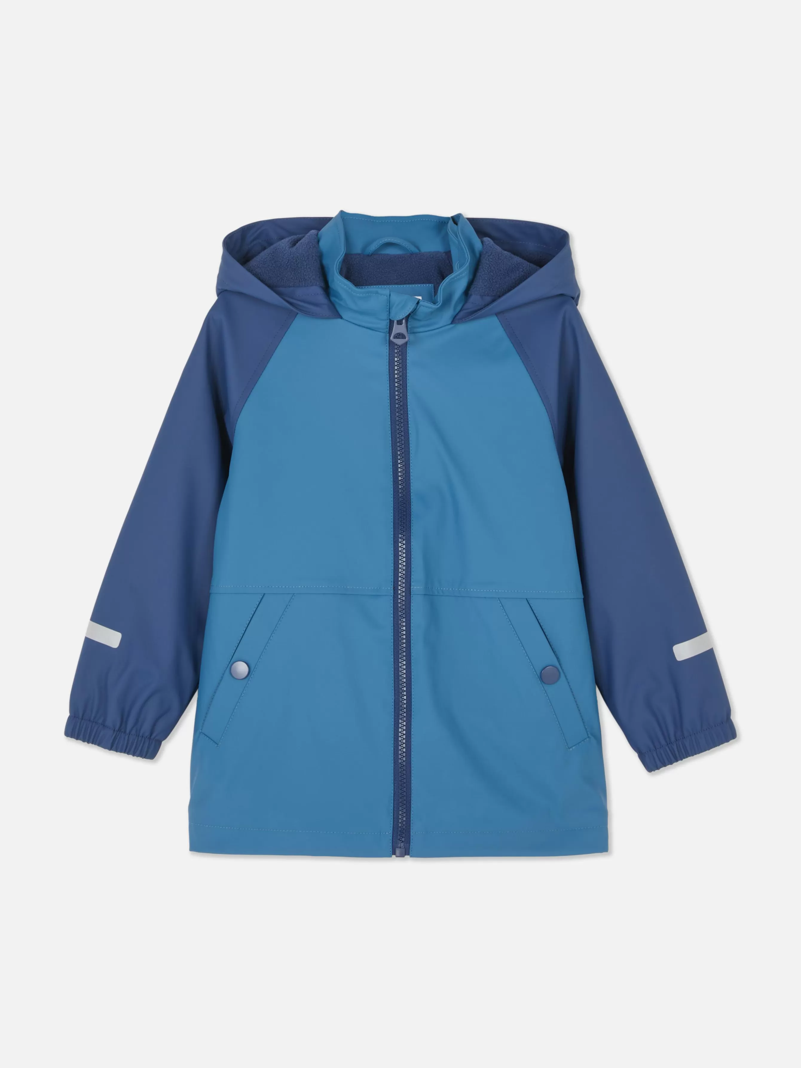 Store Primark Veste De Pluie Zippée Bleu