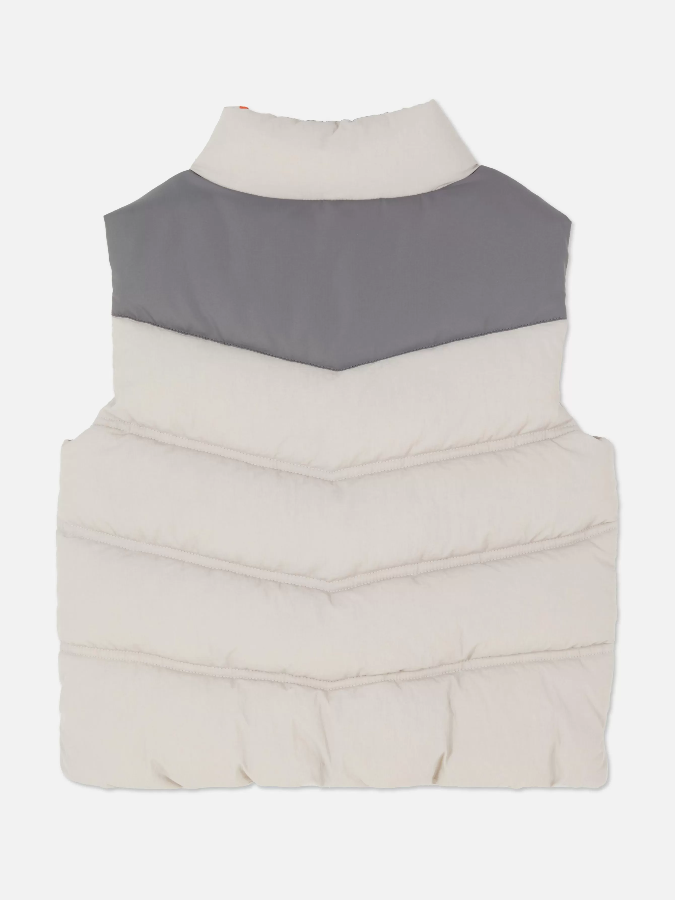 Clearance Primark Veste Sans Manches Color Block Gris