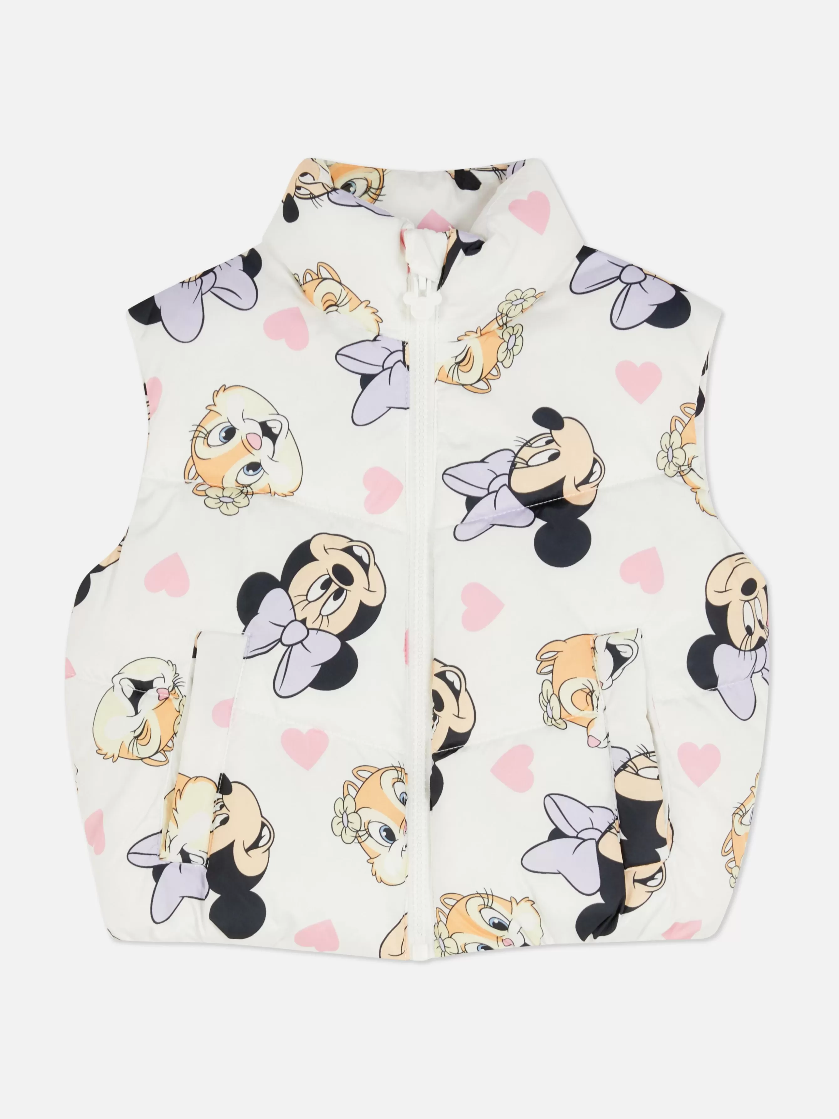 Shop Primark Veste Sans Manches Disney Minnie Mouse Et Ses Amis Multicolore