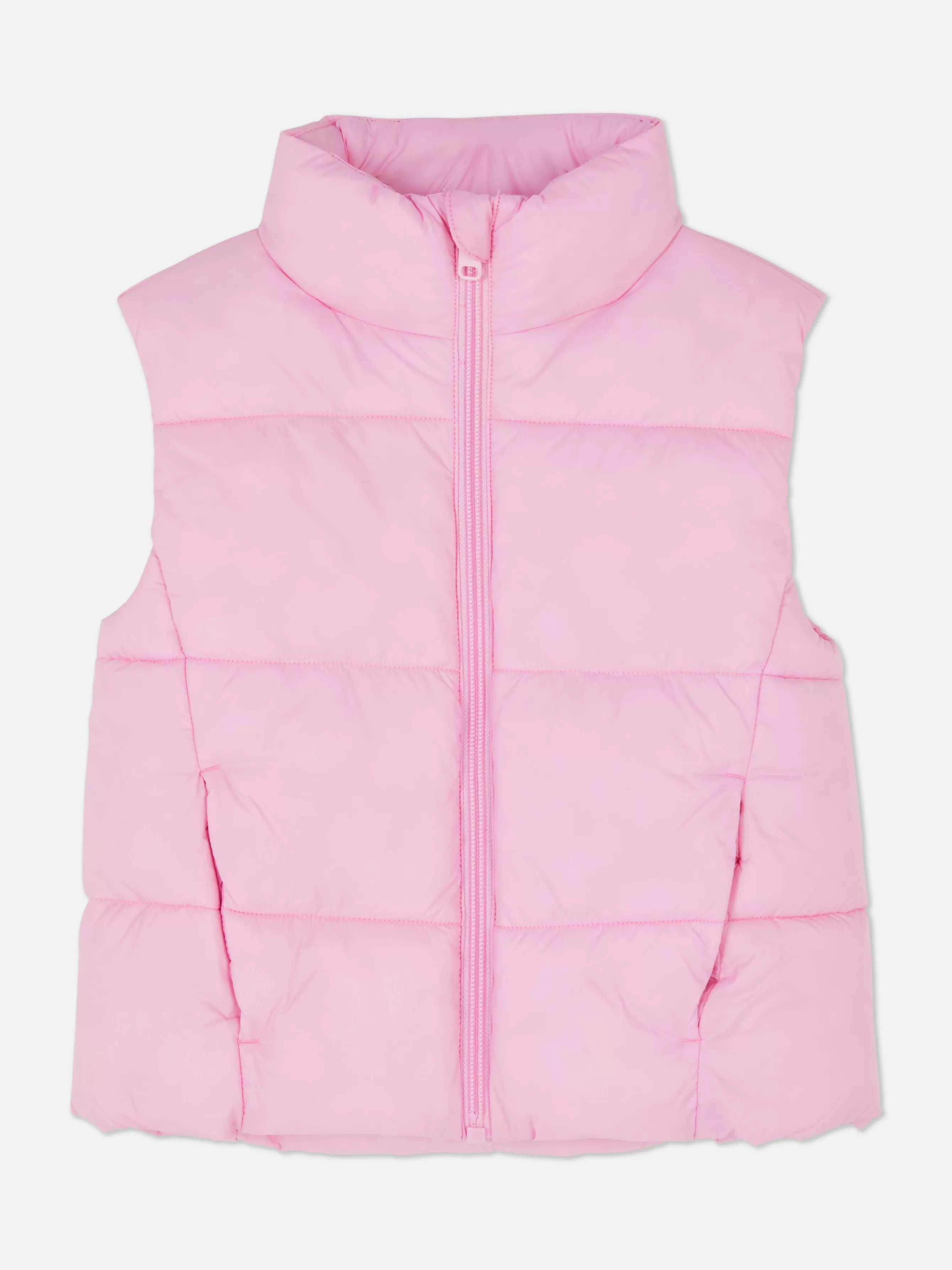 Fashion Primark Veste Zippée Sans Manches Rose